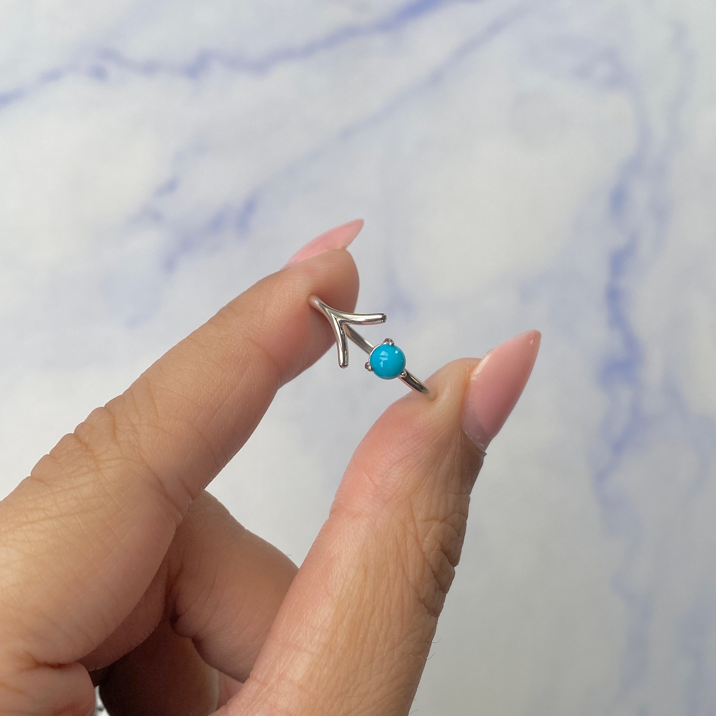 Turquoise Ring-(TRQ-SR-1720.)