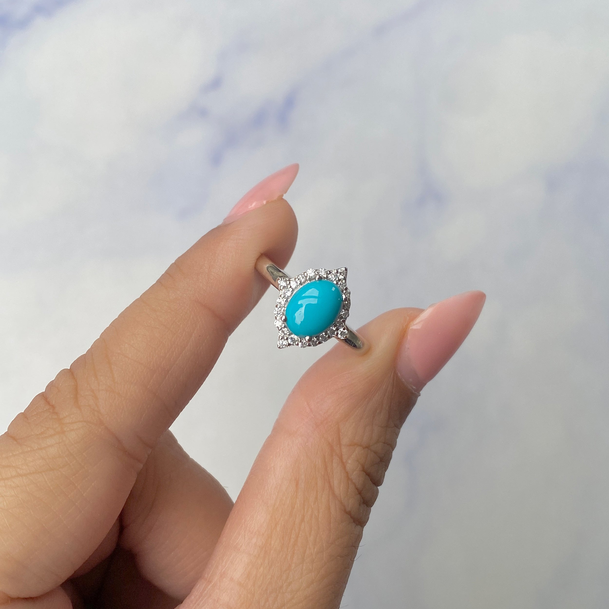 Turquoise Ring-(TRQ-SR-1745.)