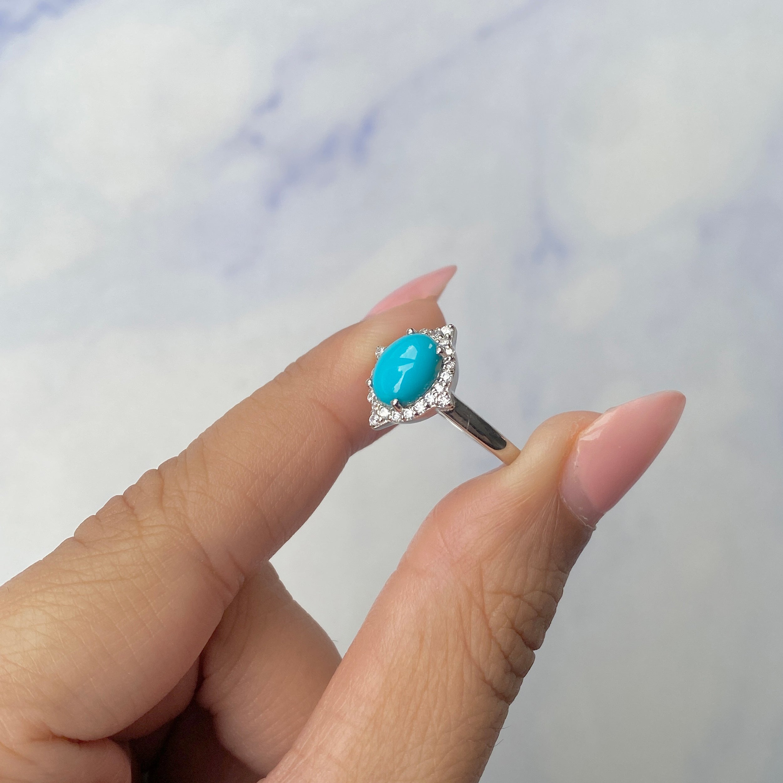 Turquoise Ring-(TRQ-SR-1745.)