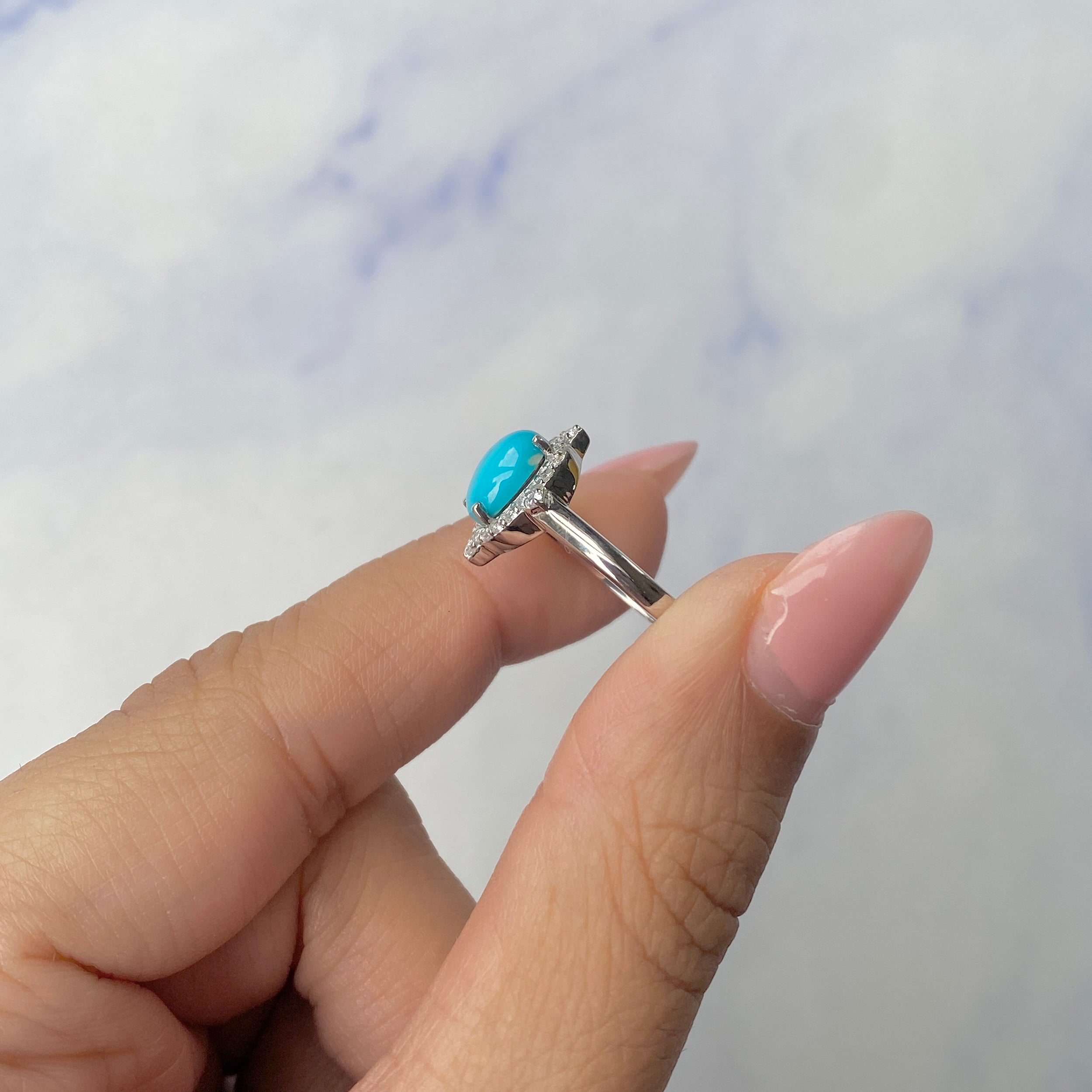 Turquoise Ring-(TRQ-SR-1745.)