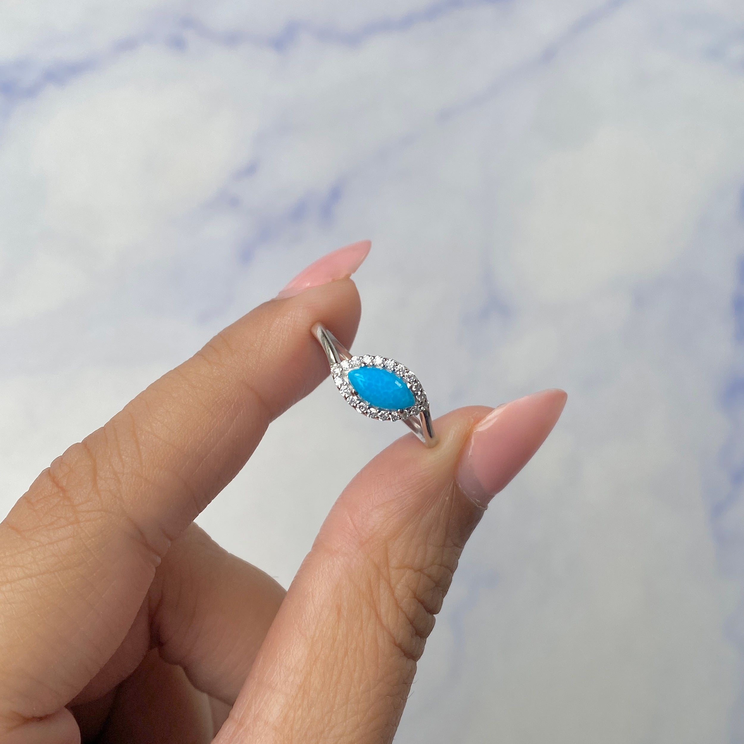 Turquoise Ring-(TRQ-SR-1755.)