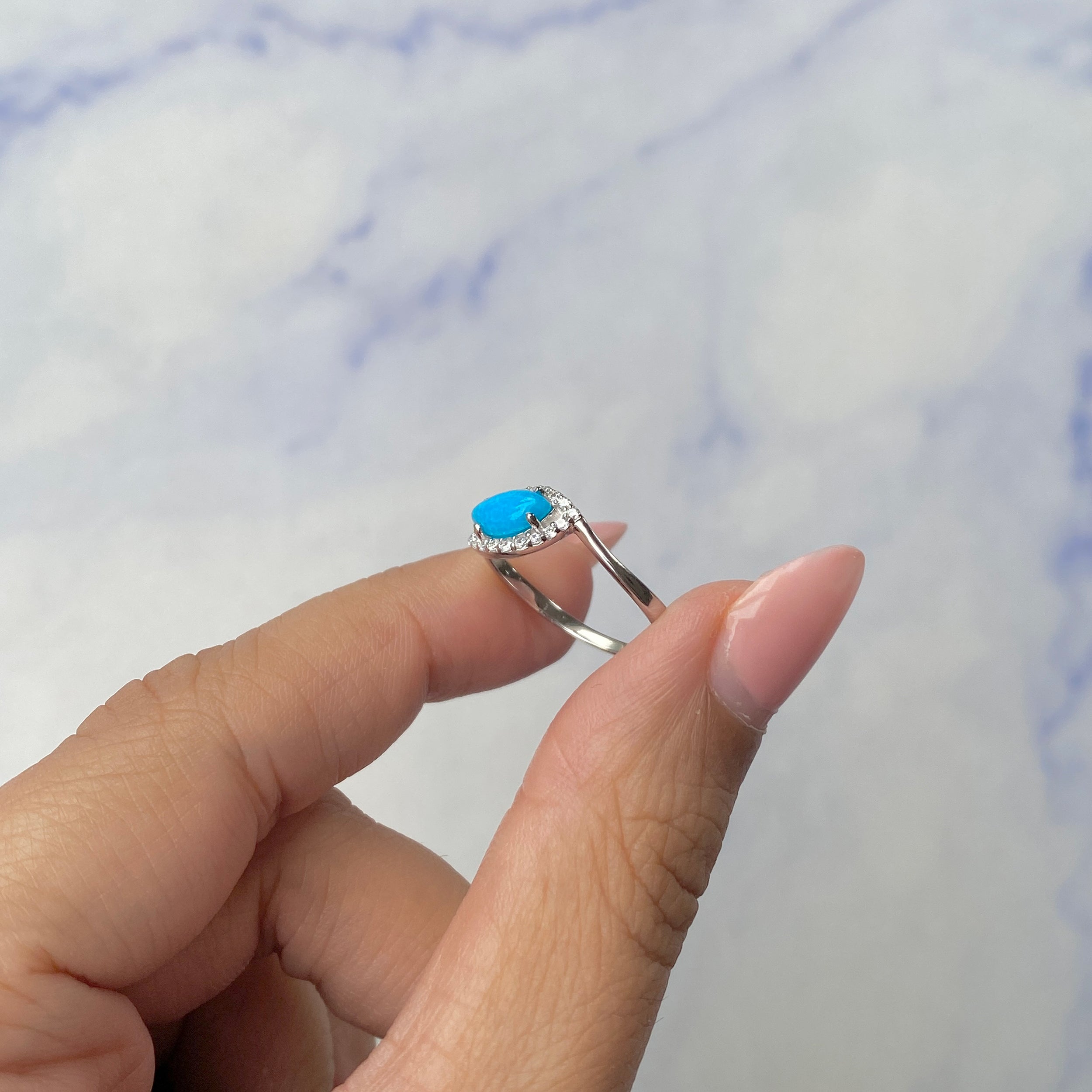 Turquoise Ring-(TRQ-SR-1755.)
