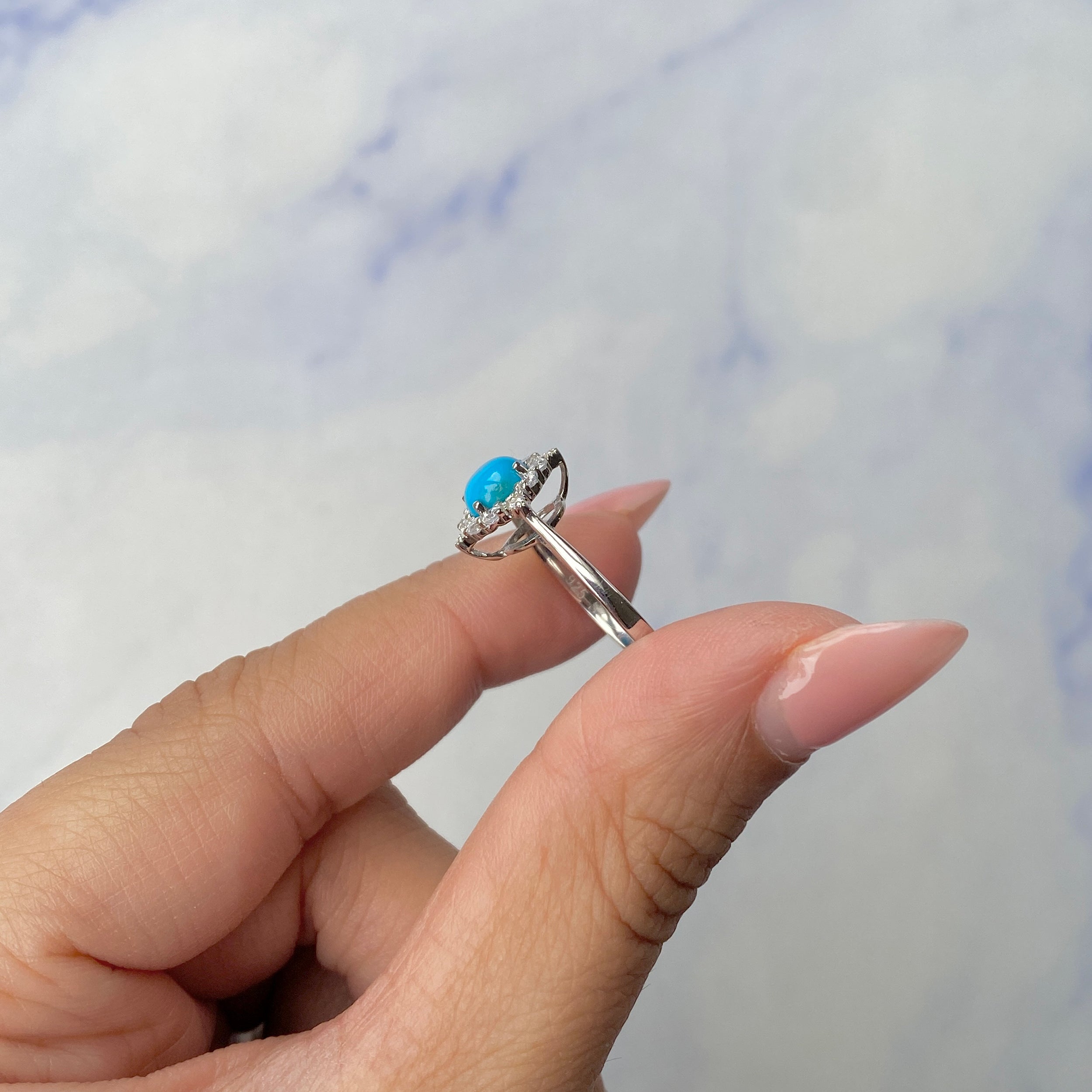 Turquoise Ring-(TRQ-SR-1784.)