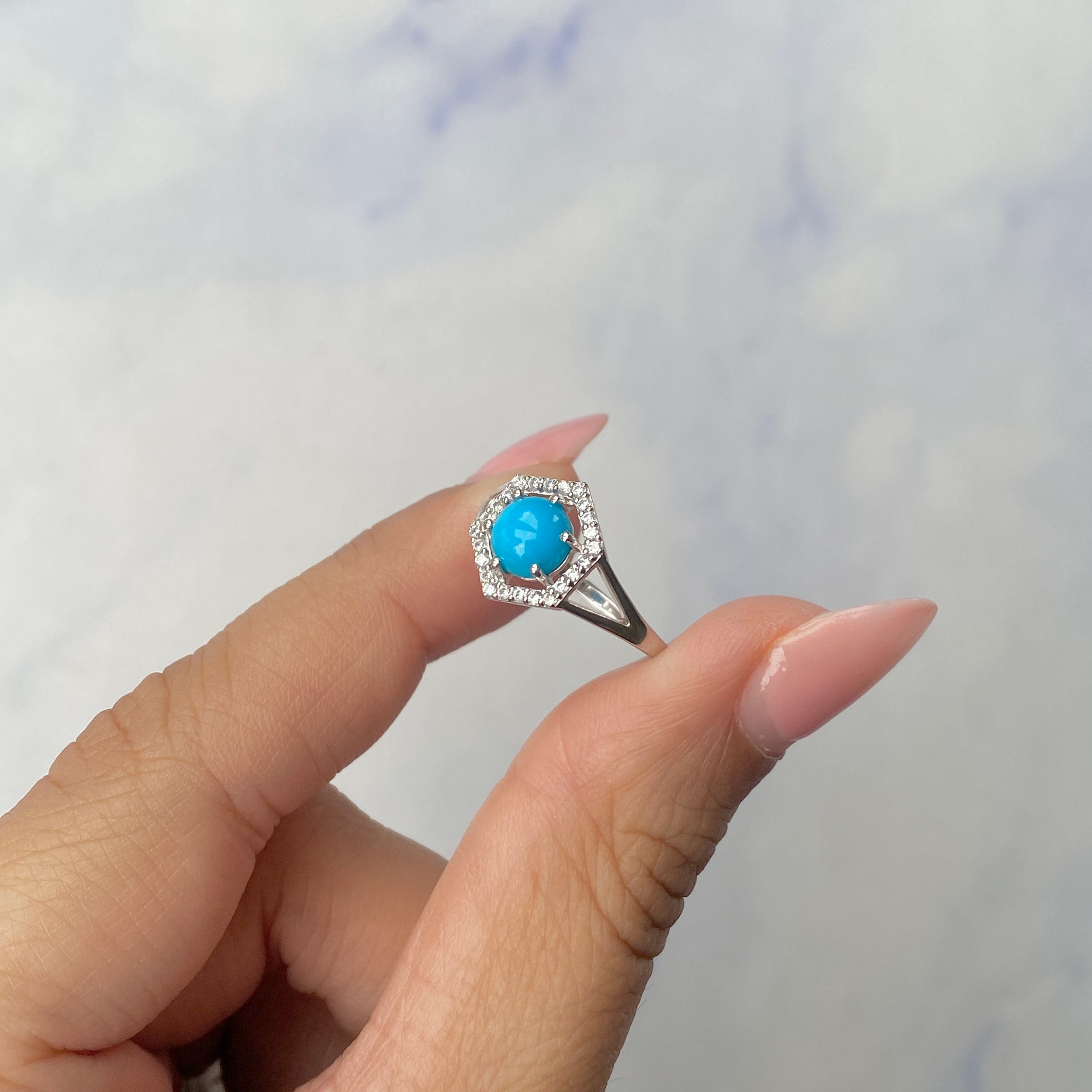 Turquoise Ring-(TRQ-SR-1800.)