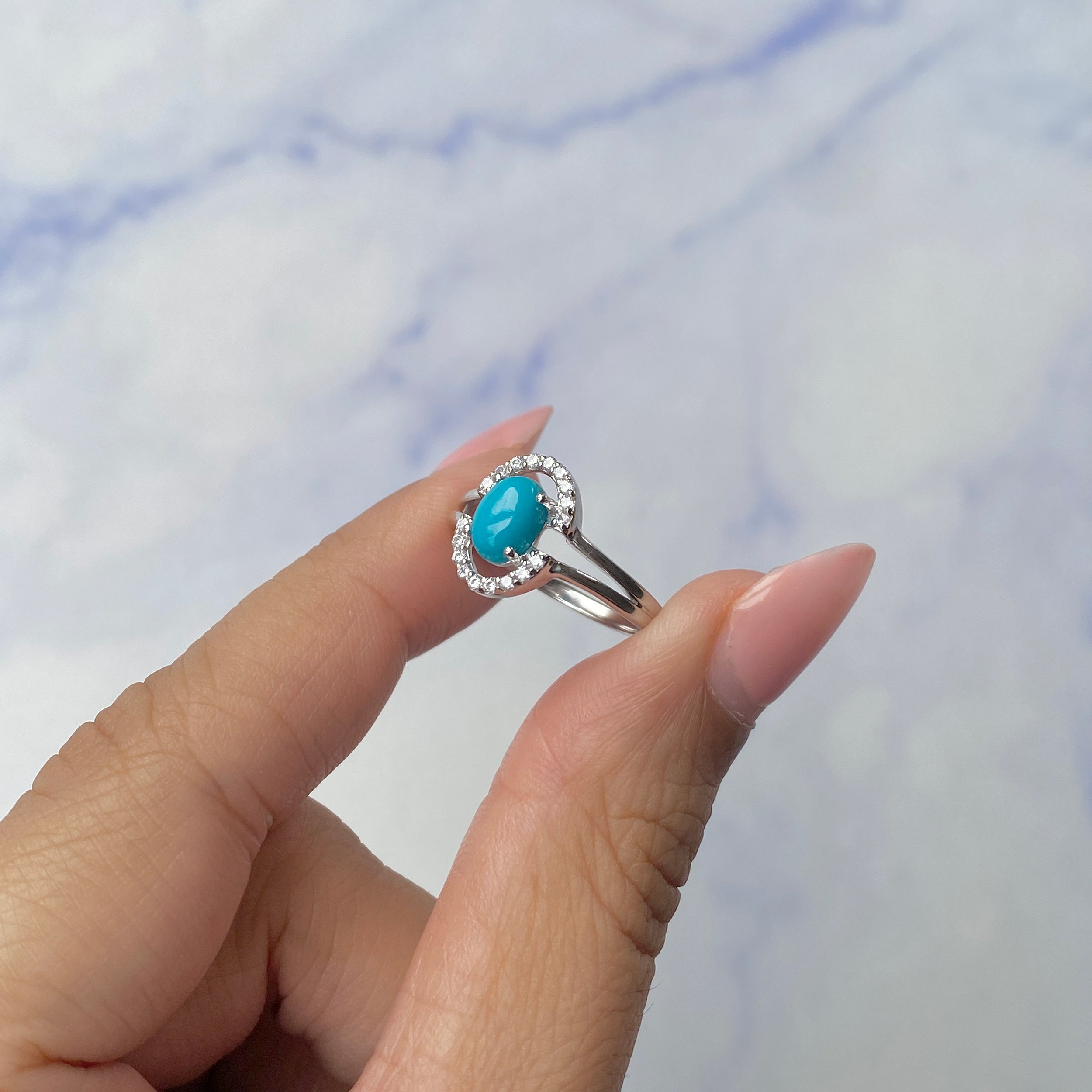 Turquoise Ring-(TRQ-SR-1802.)