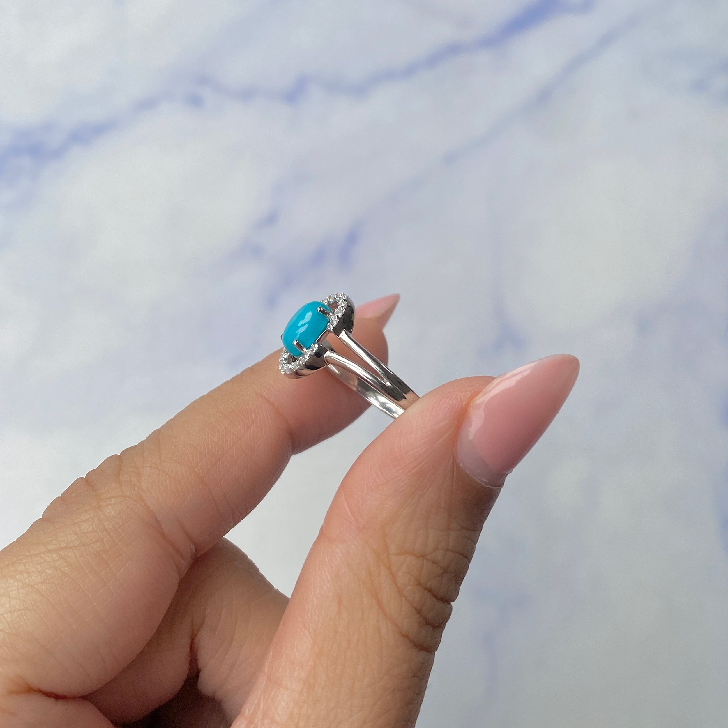 Turquoise Ring-(TRQ-SR-1802.)