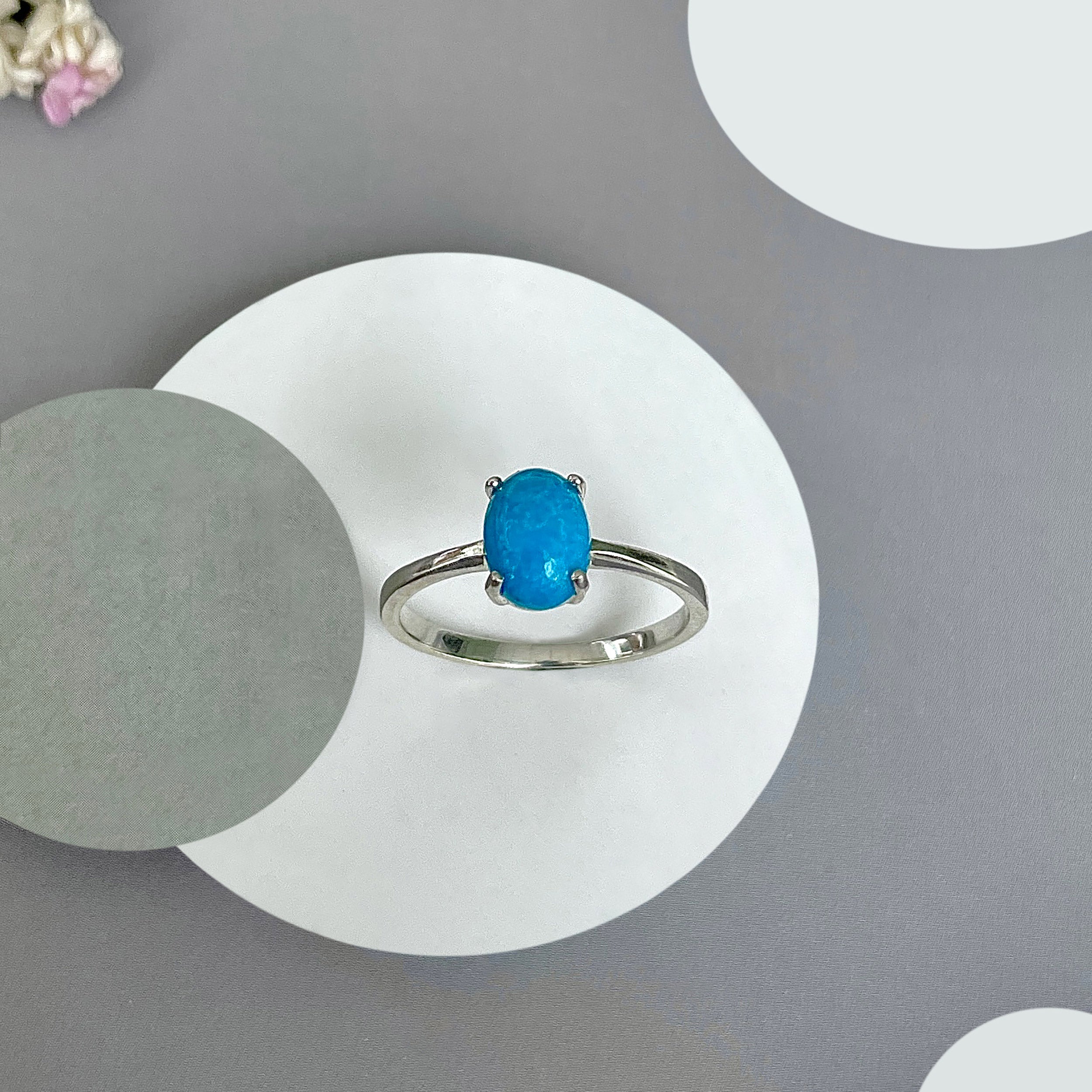 Turquoise Ring-(TRQ-SR-2516.)