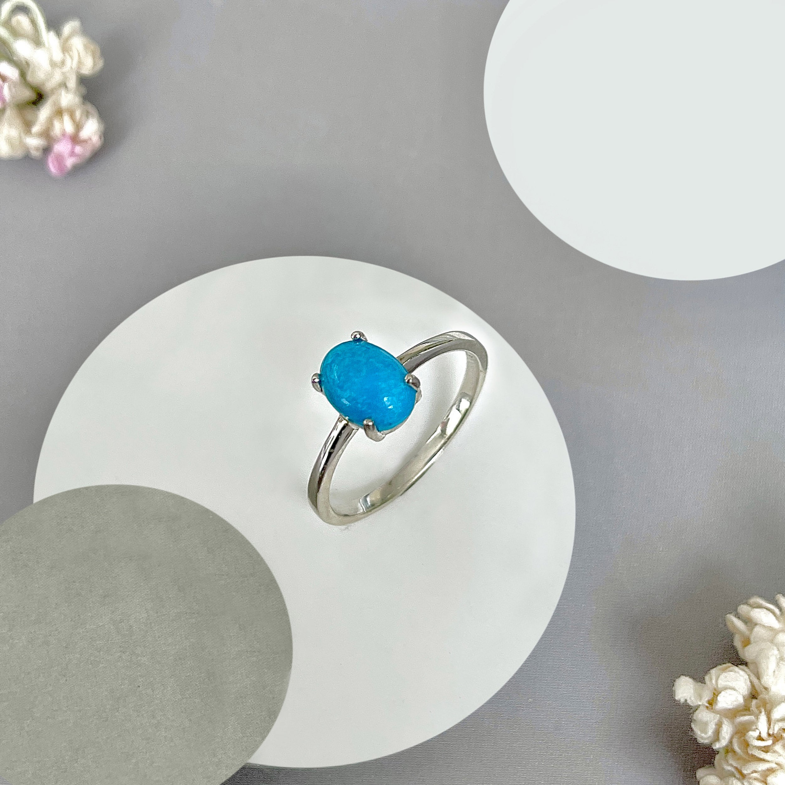 Turquoise Ring-(TRQ-SR-2516.)