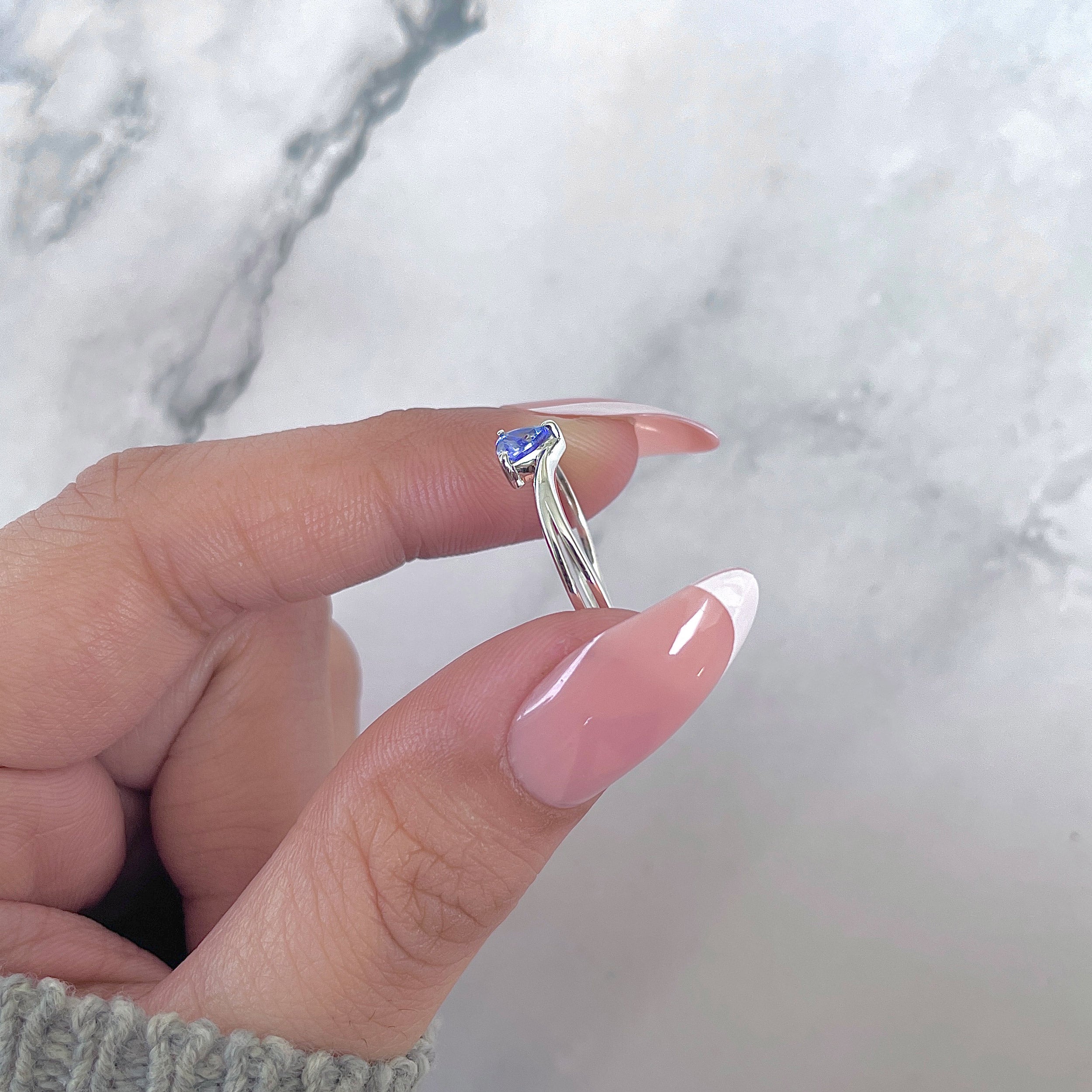 Tanzanite Ring-(TZN-SR-2694.)
