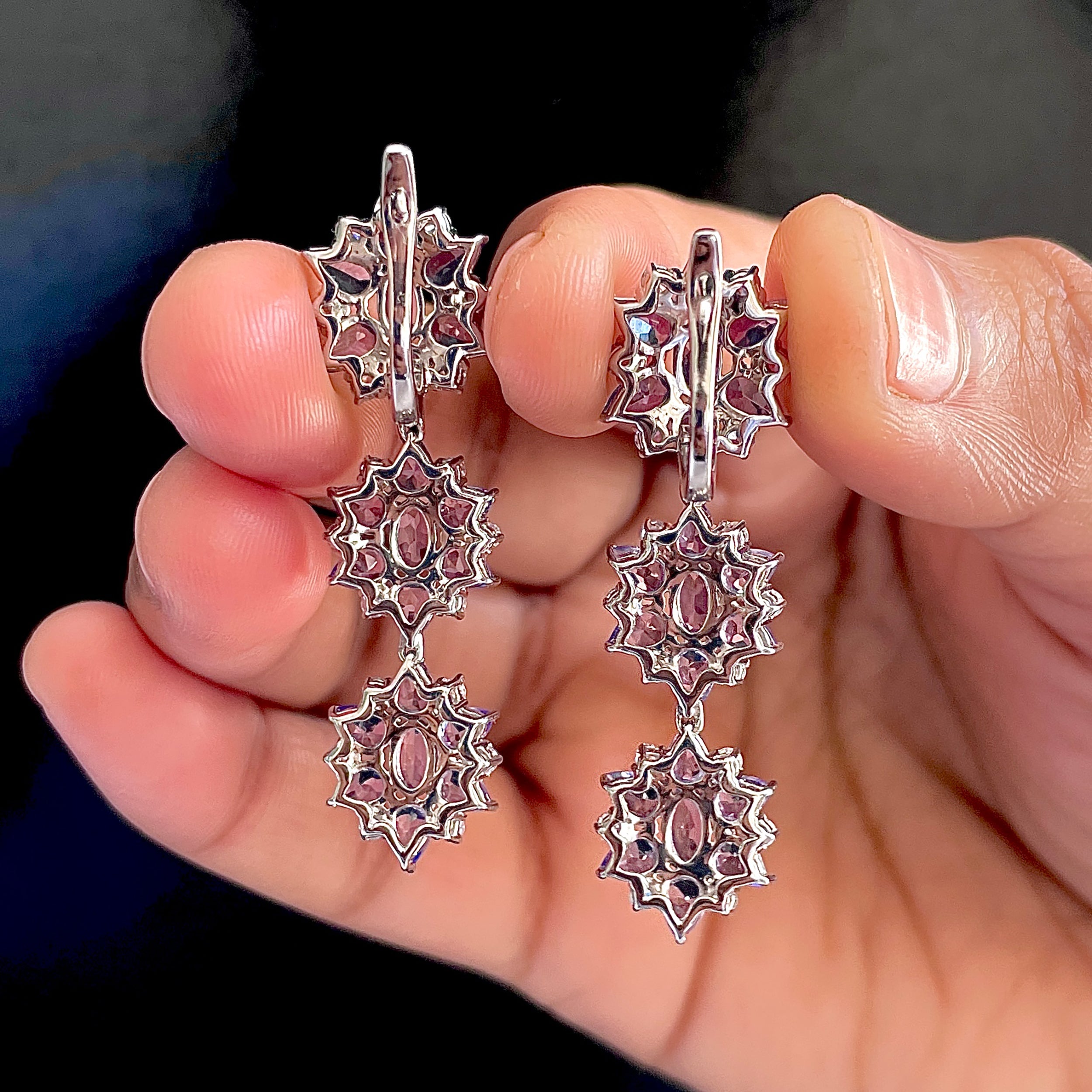 Tanzanite Earring-(TZN-RDE-922.)