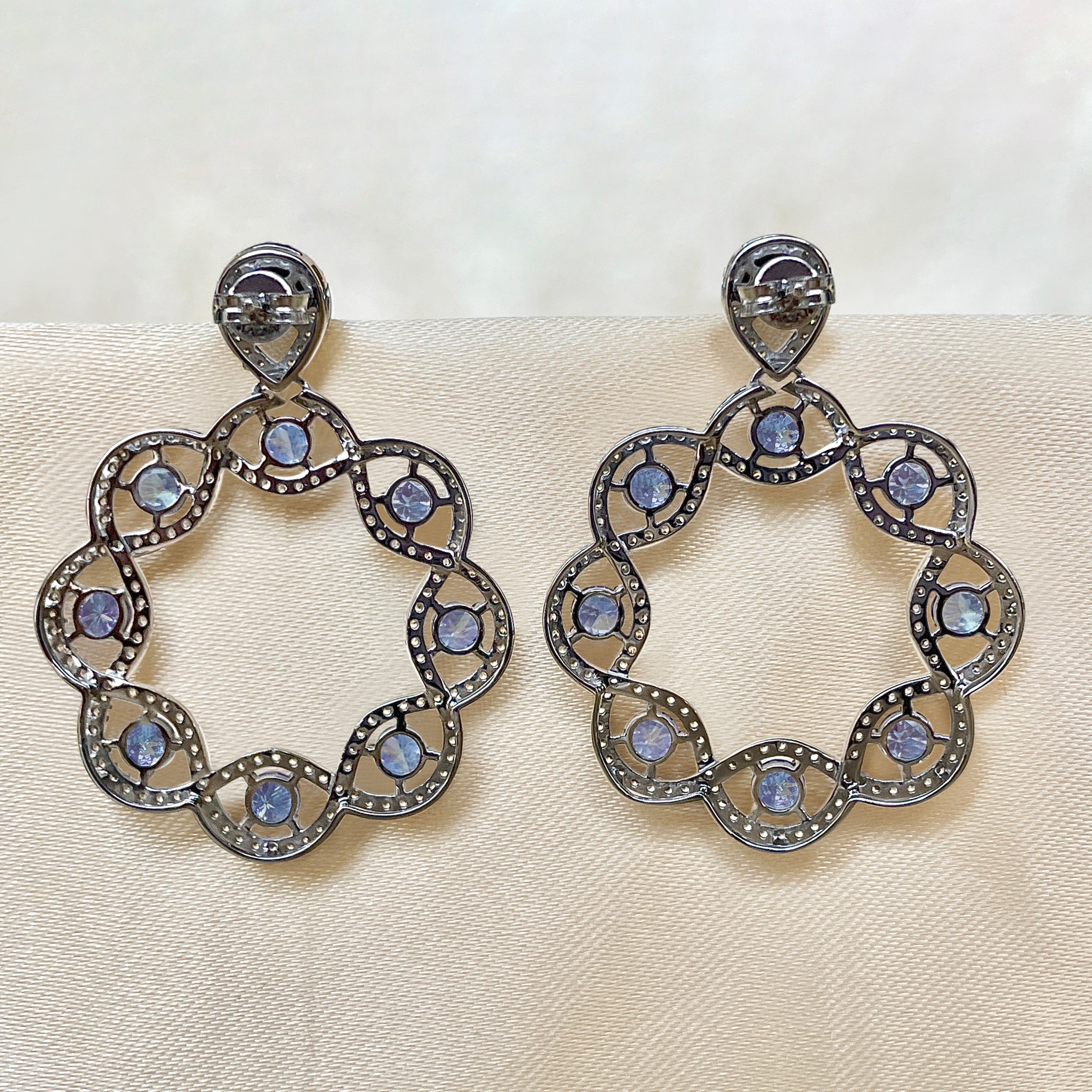 Tanzanite Earring-(TZN-RDE-927.)