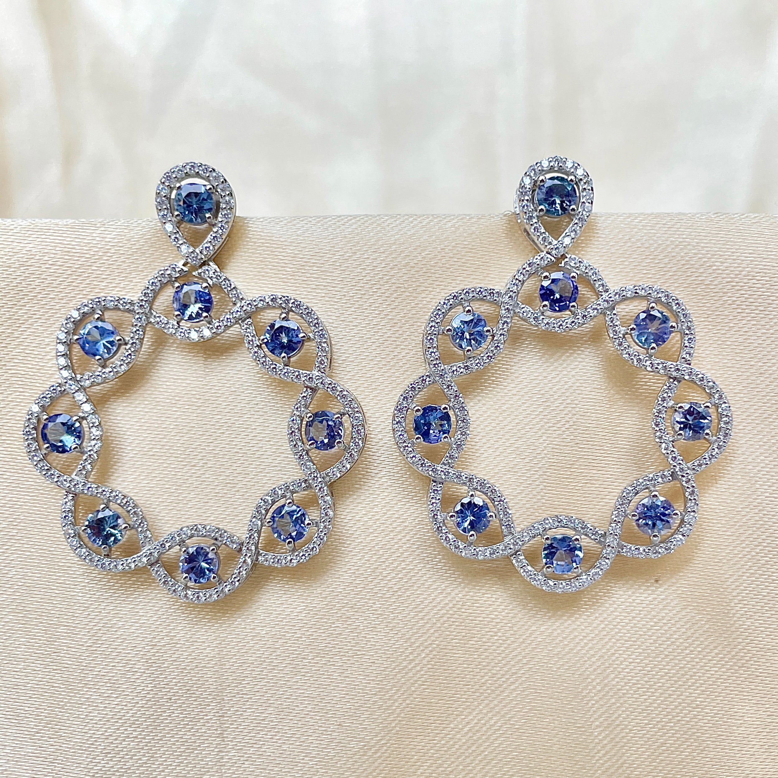 Tanzanite Earring-(TZN-RDE-927.)