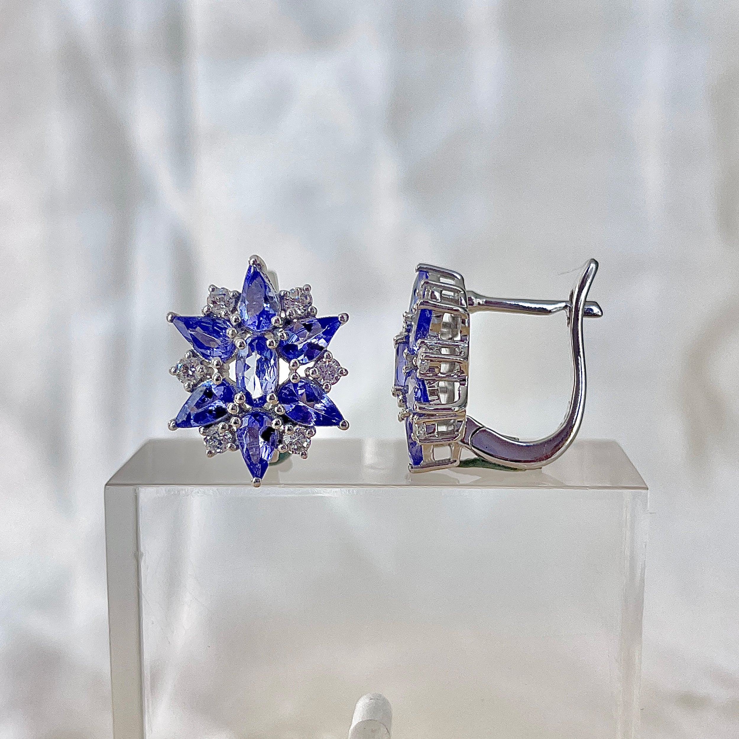 Tanzanite Earring-(TZN-RDE-928.)