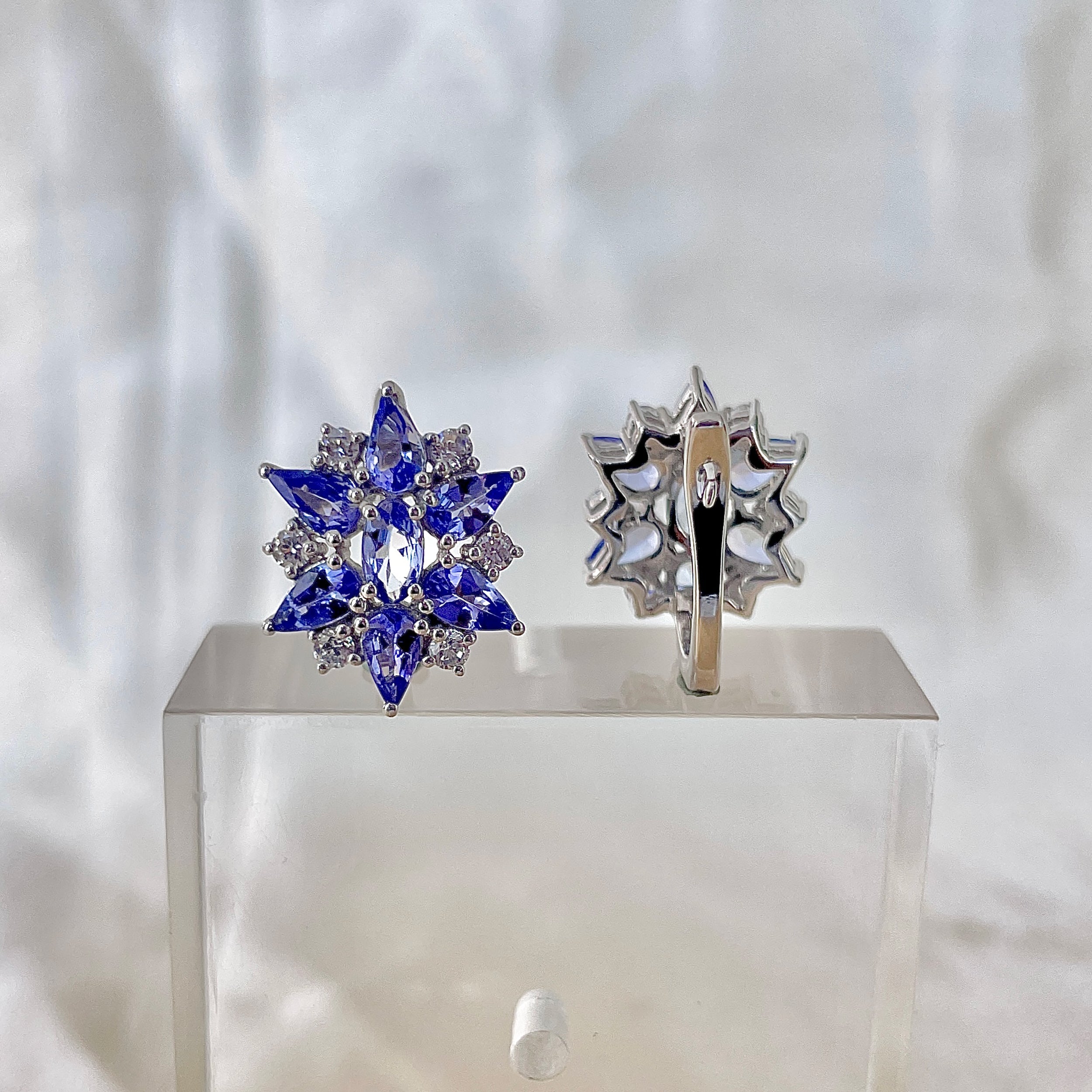 Tanzanite Earring-(TZN-RDE-928.)