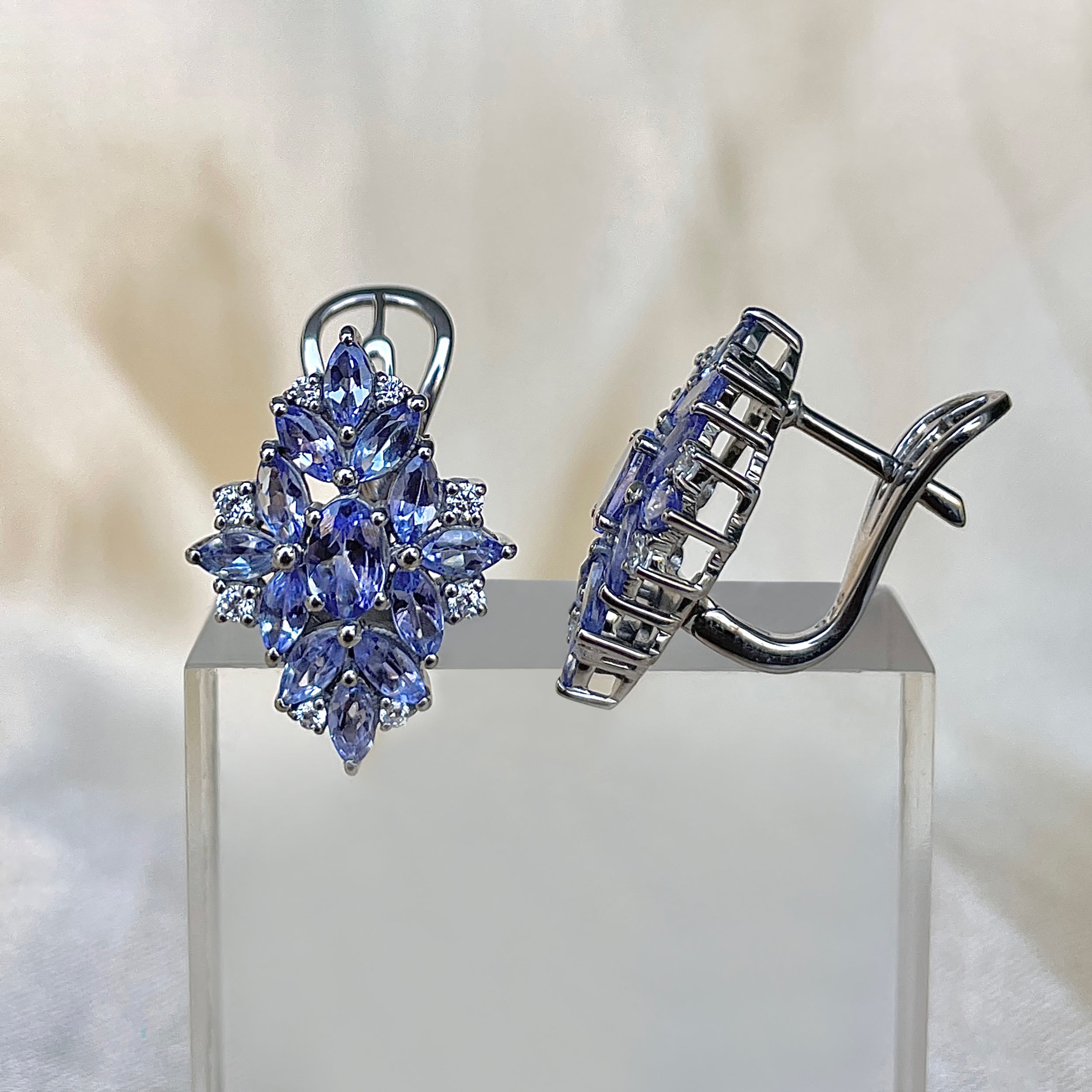 Tanzanite Earring-(TZN-RDE-930.)
