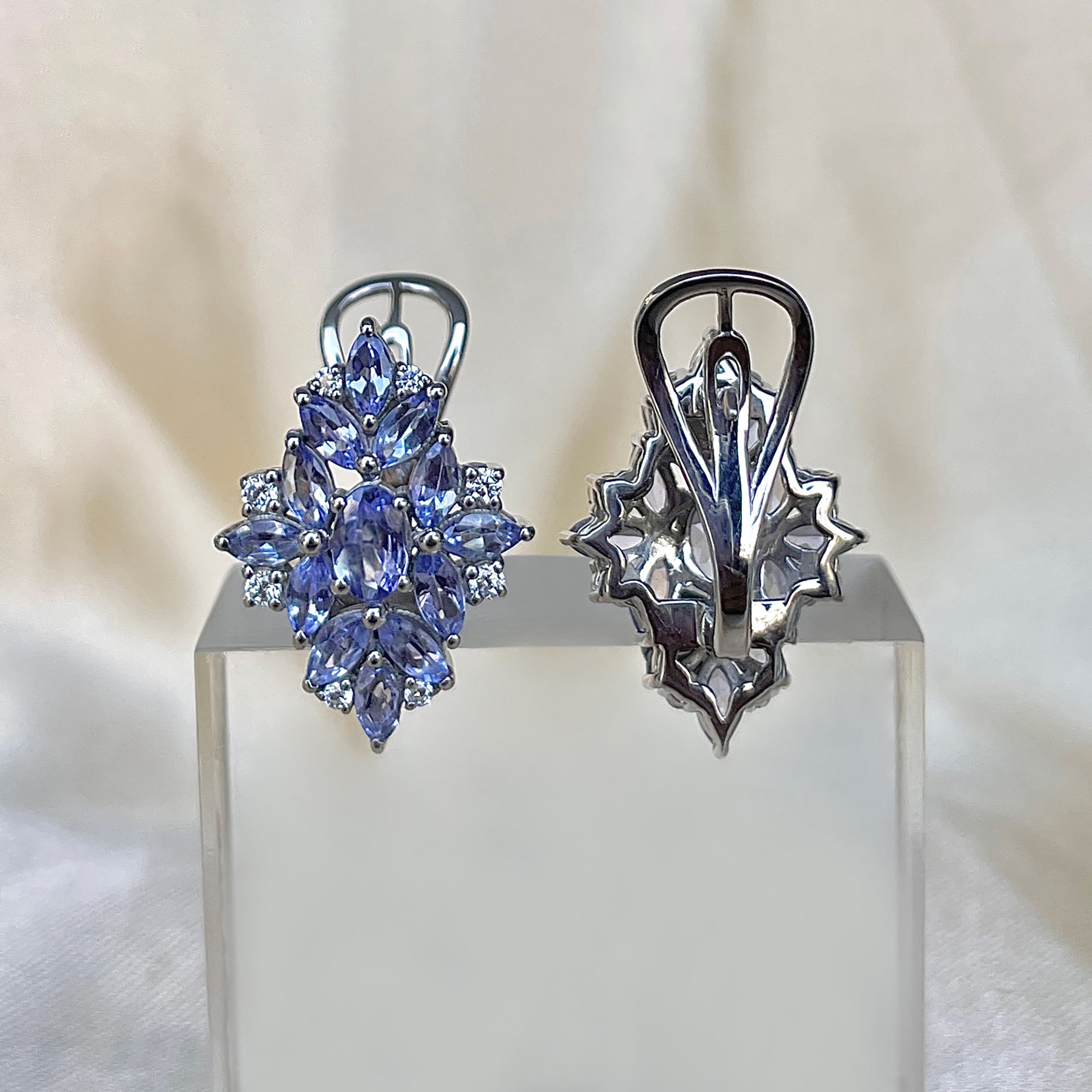 Tanzanite Earring-(TZN-RDE-930.)