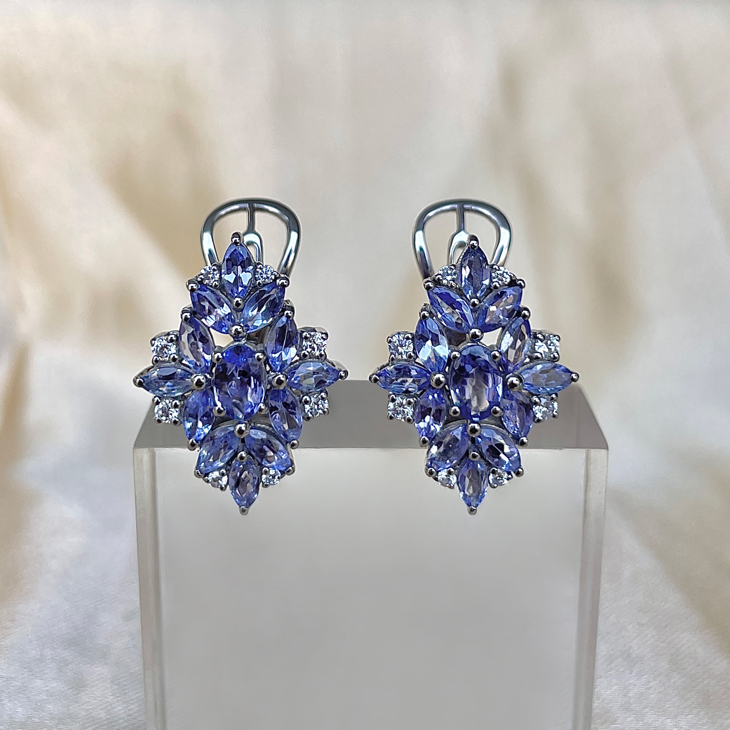 Tanzanite Earring-(TZN-RDE-930.)