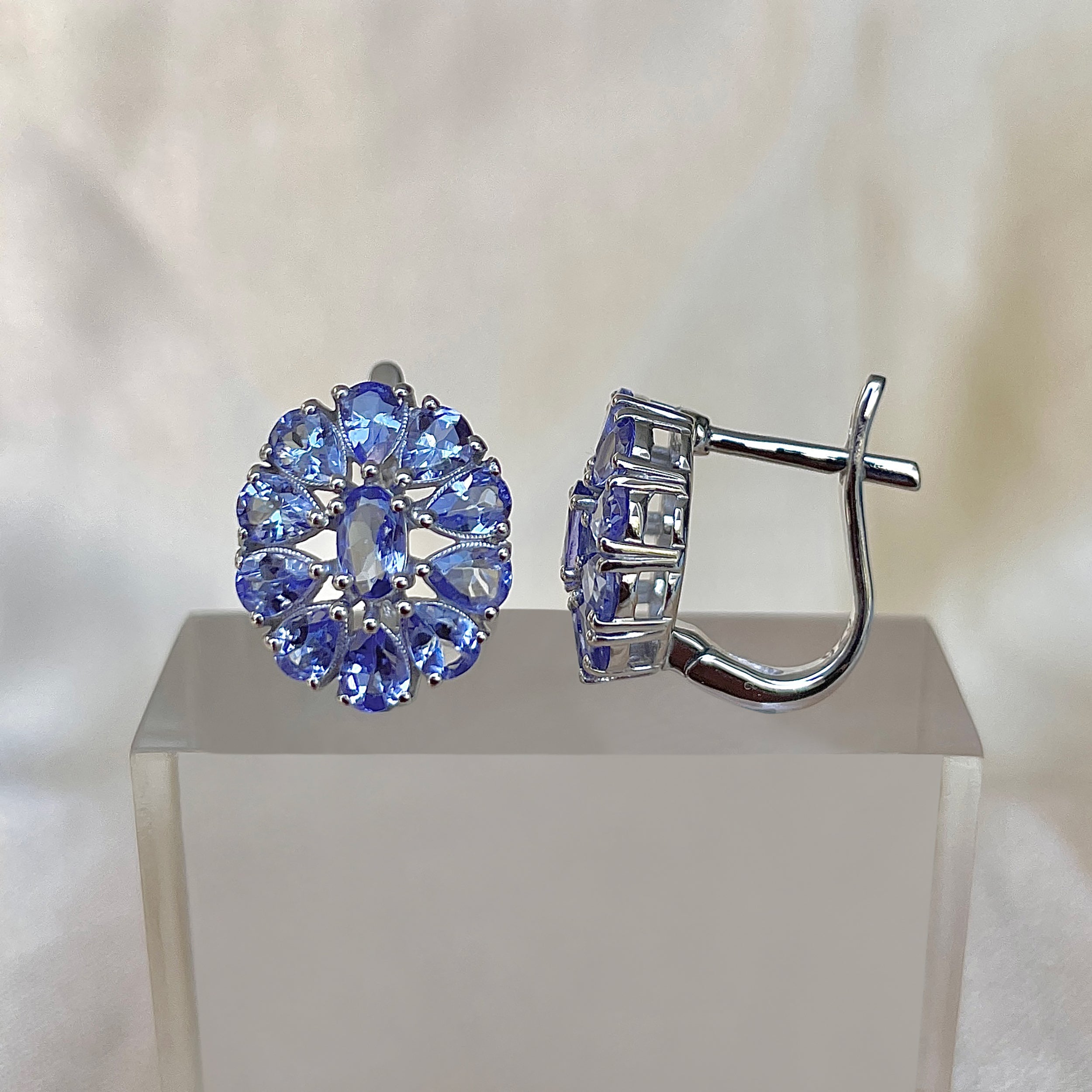 Tanzanite Earring-(TZN-RDE-932.)