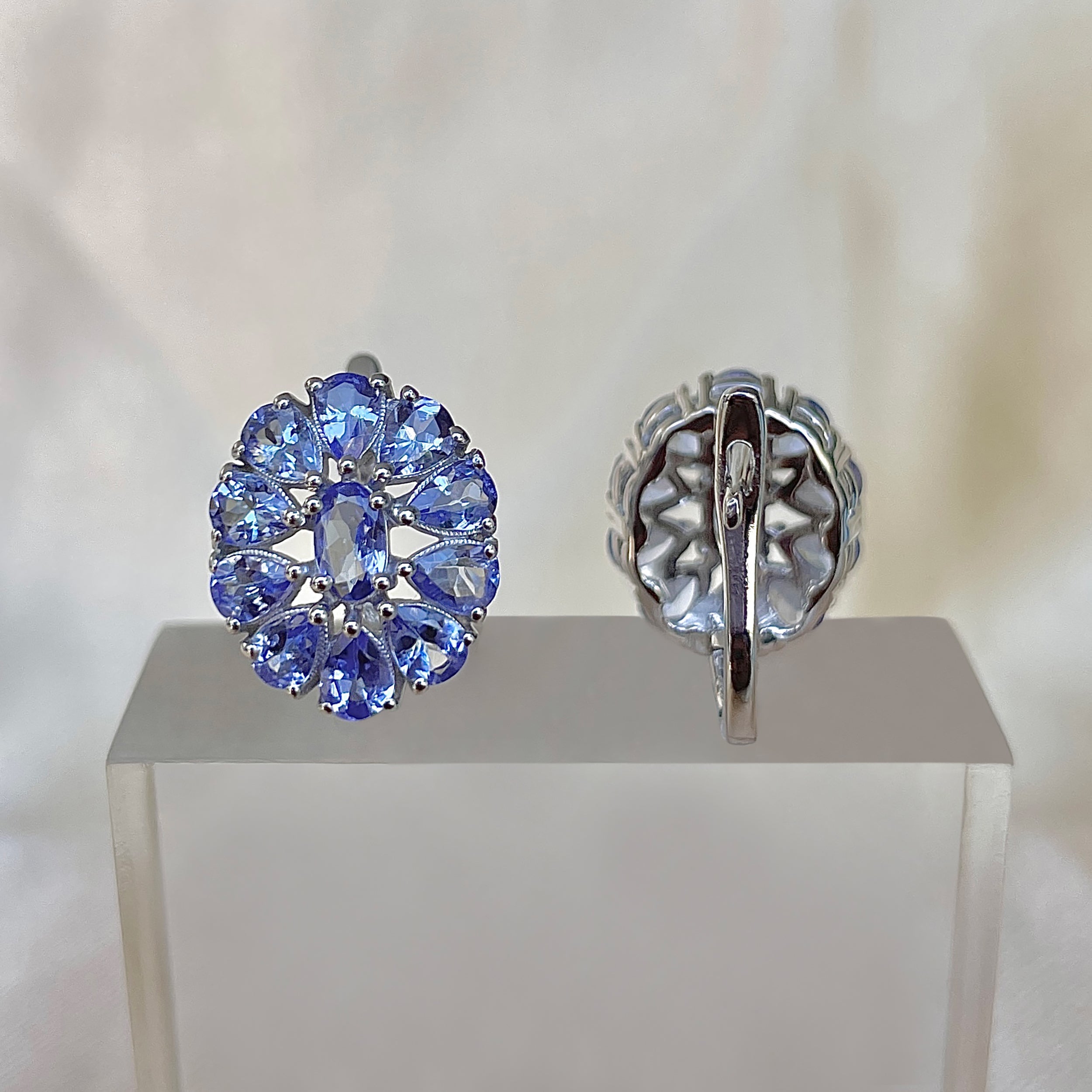 Tanzanite Earring-(TZN-RDE-932.)