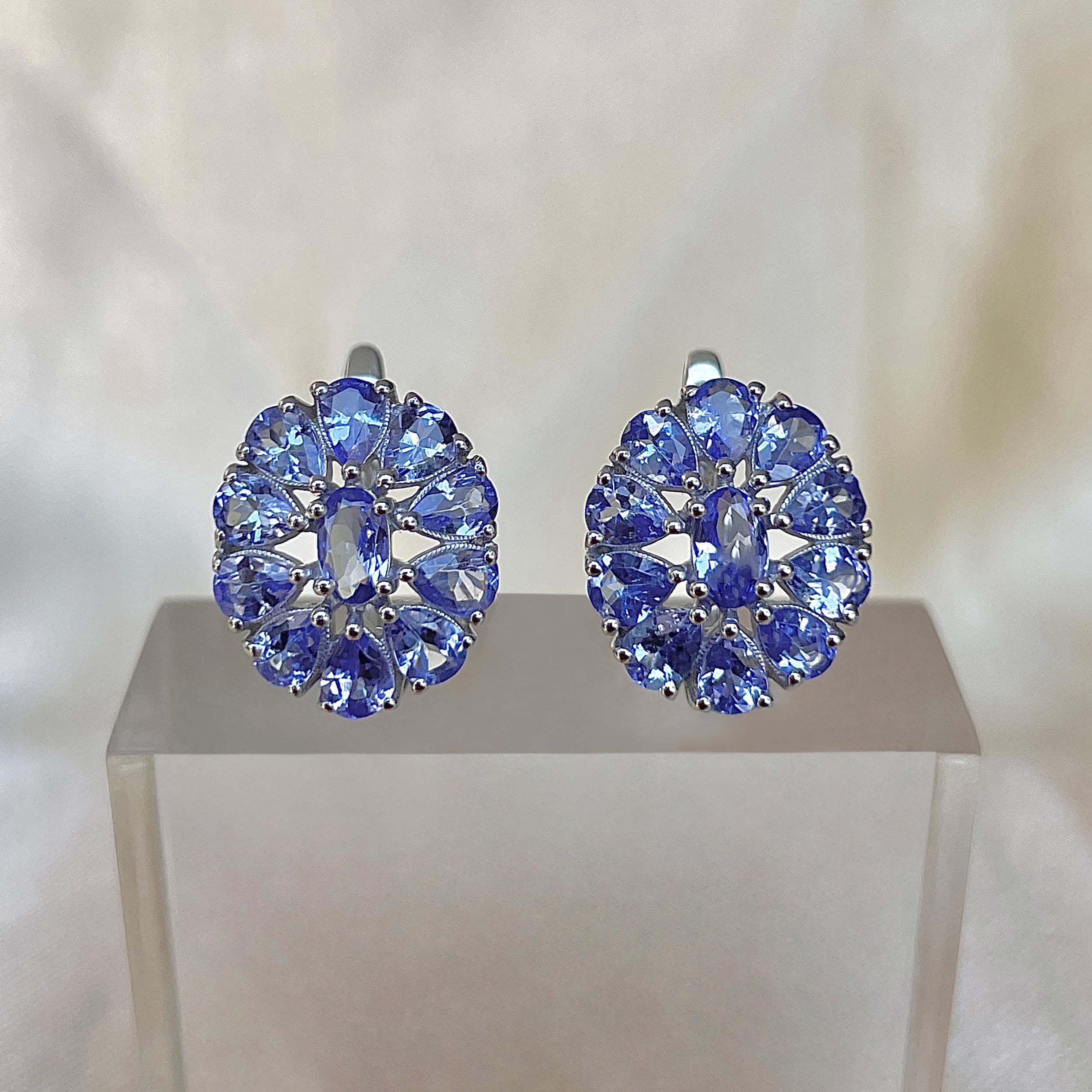 Tanzanite Earring-(TZN-RDE-932.)