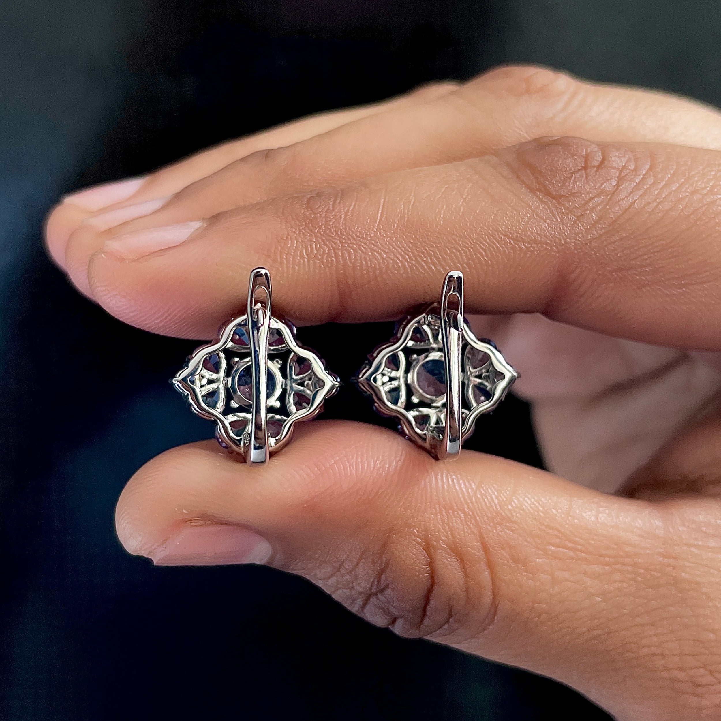 Tanzanite Earring-(TZN-RDE-933.)
