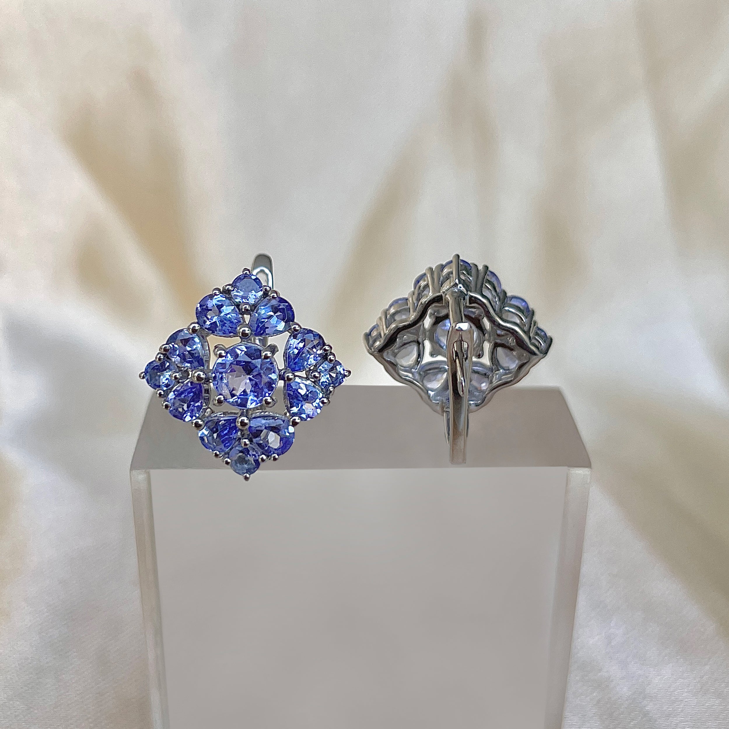 Tanzanite Earring-(TZN-RDE-933.)