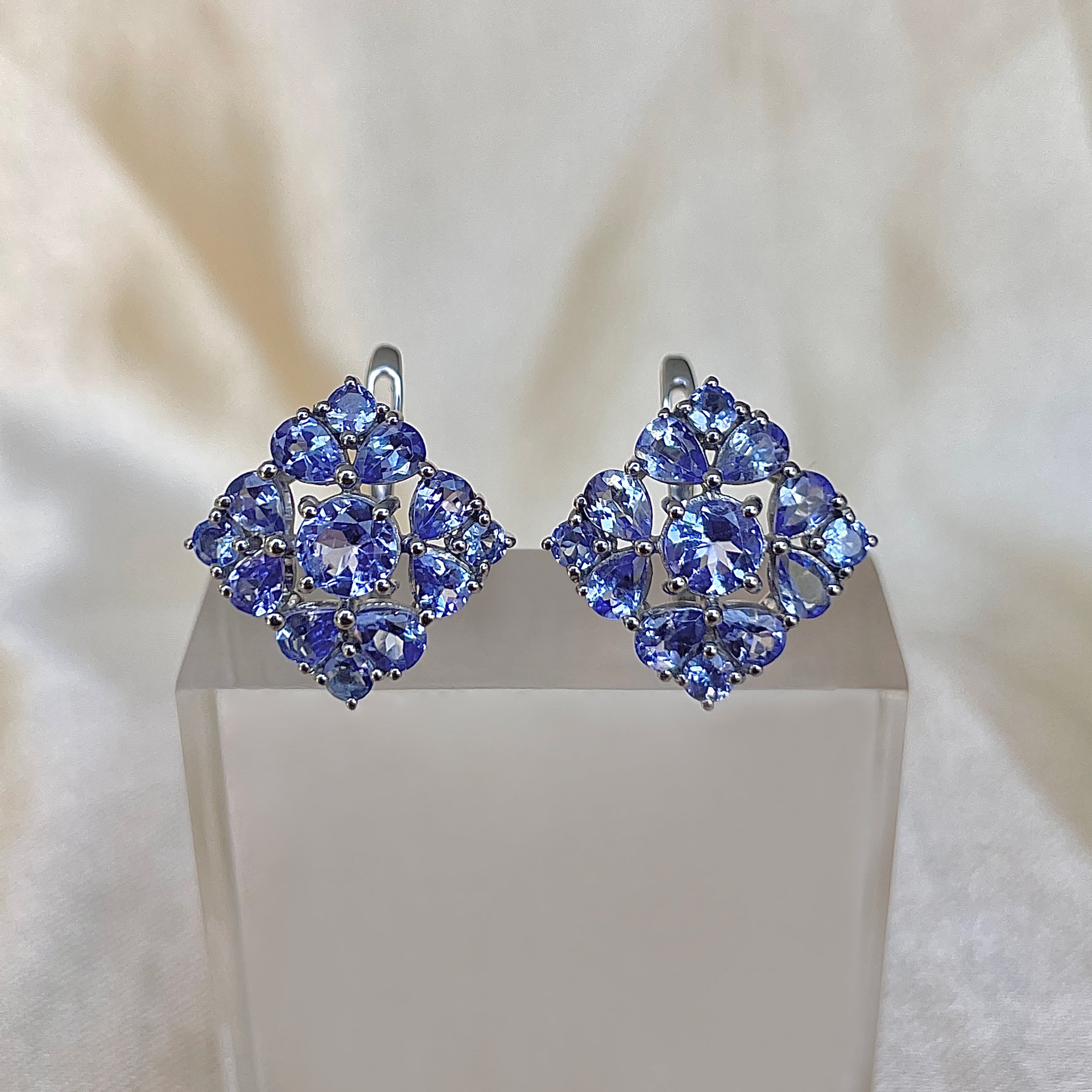 Tanzanite Earring-(TZN-RDE-933.)