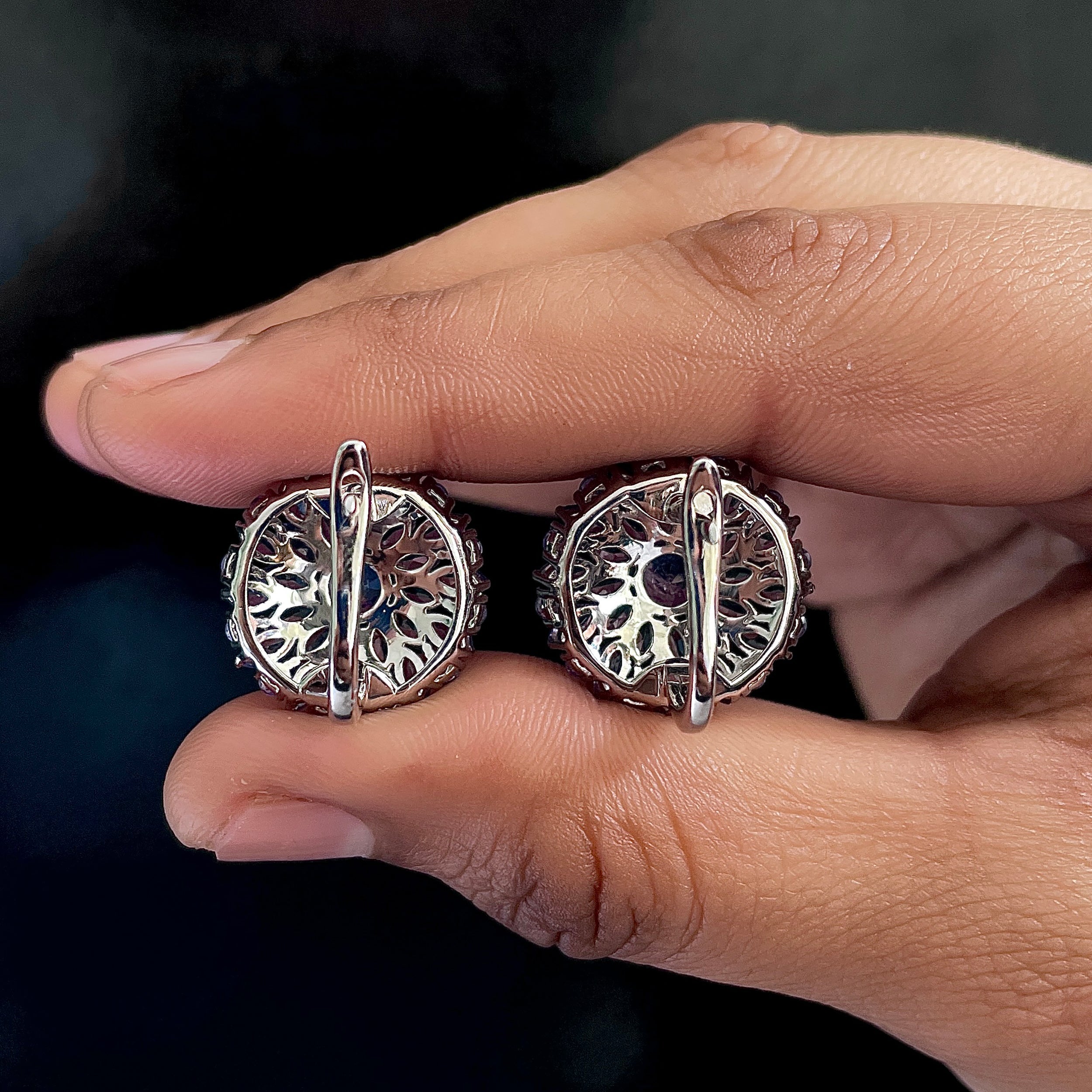 Tanzanite Earring-(TZN-RDE-934.)