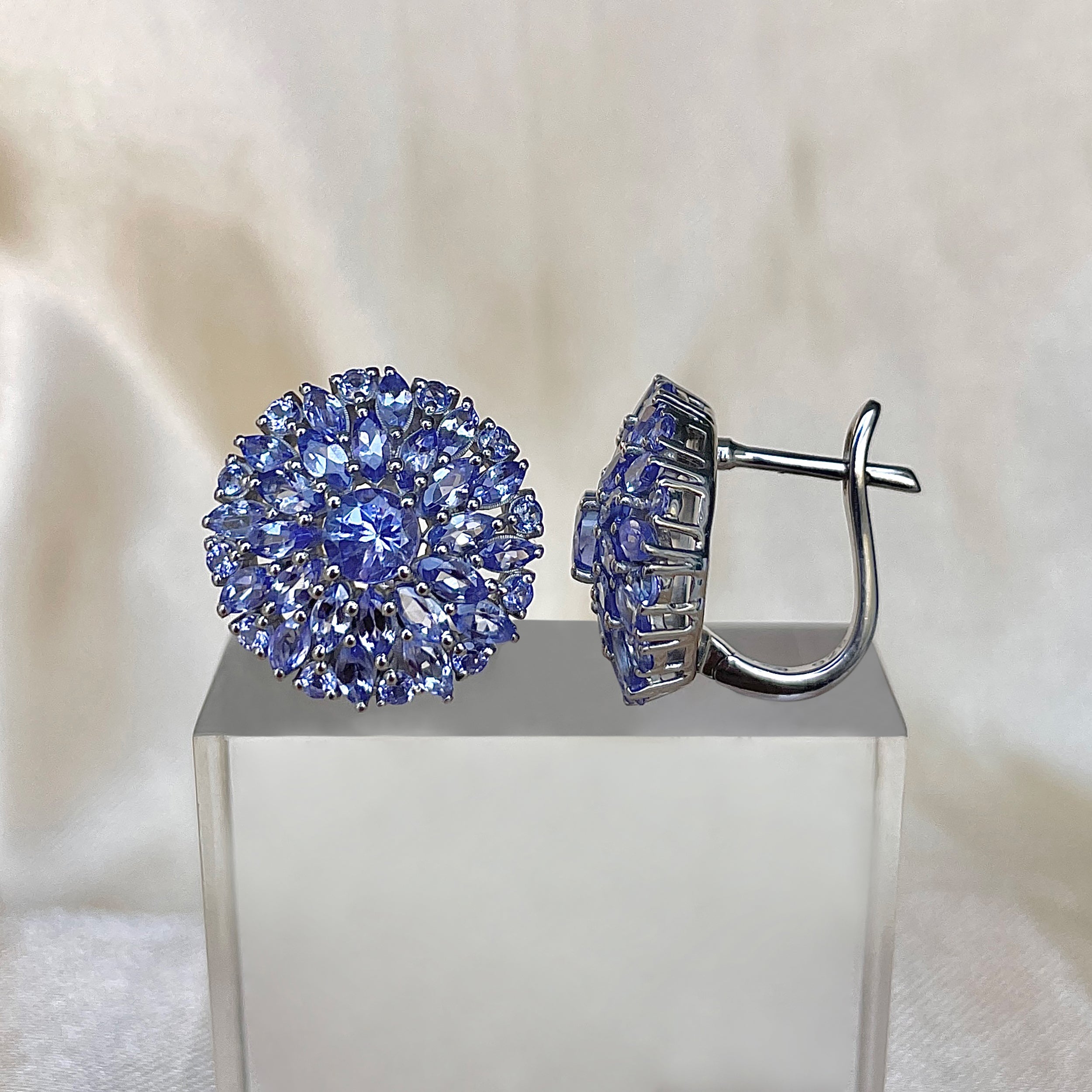 Tanzanite Earring-(TZN-RDE-934.)