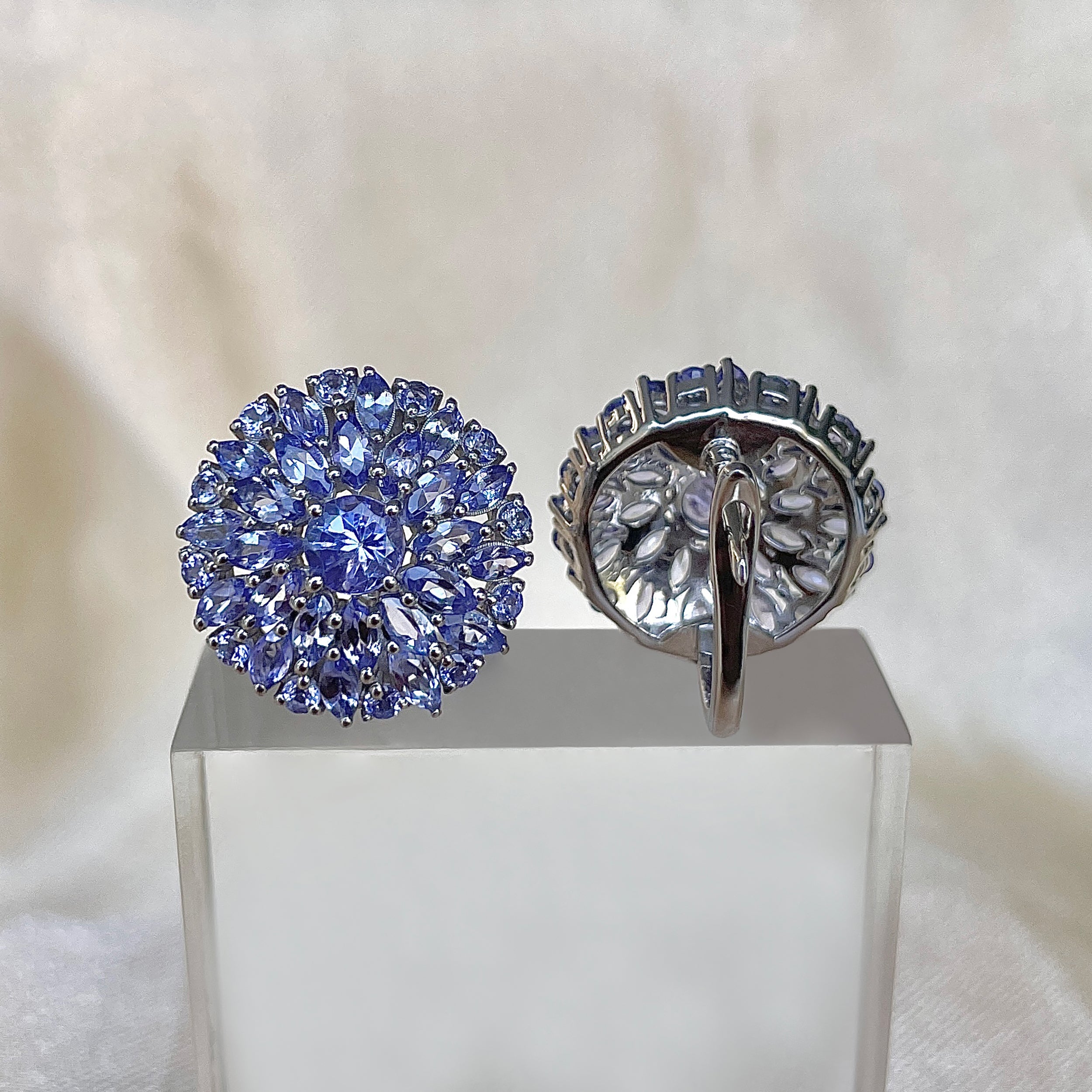 Tanzanite Earring-(TZN-RDE-934.)