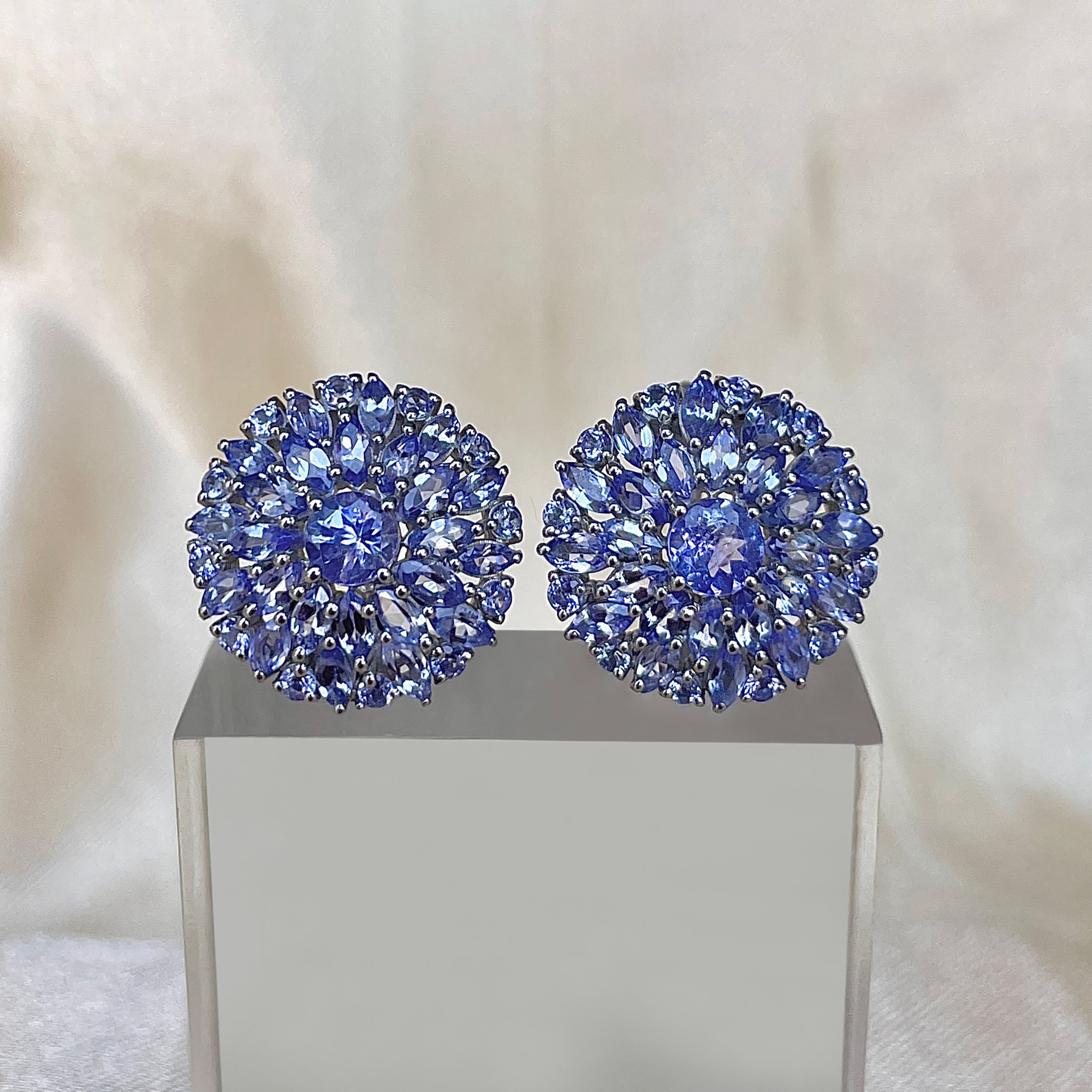 Tanzanite Earring-(TZN-RDE-934.)