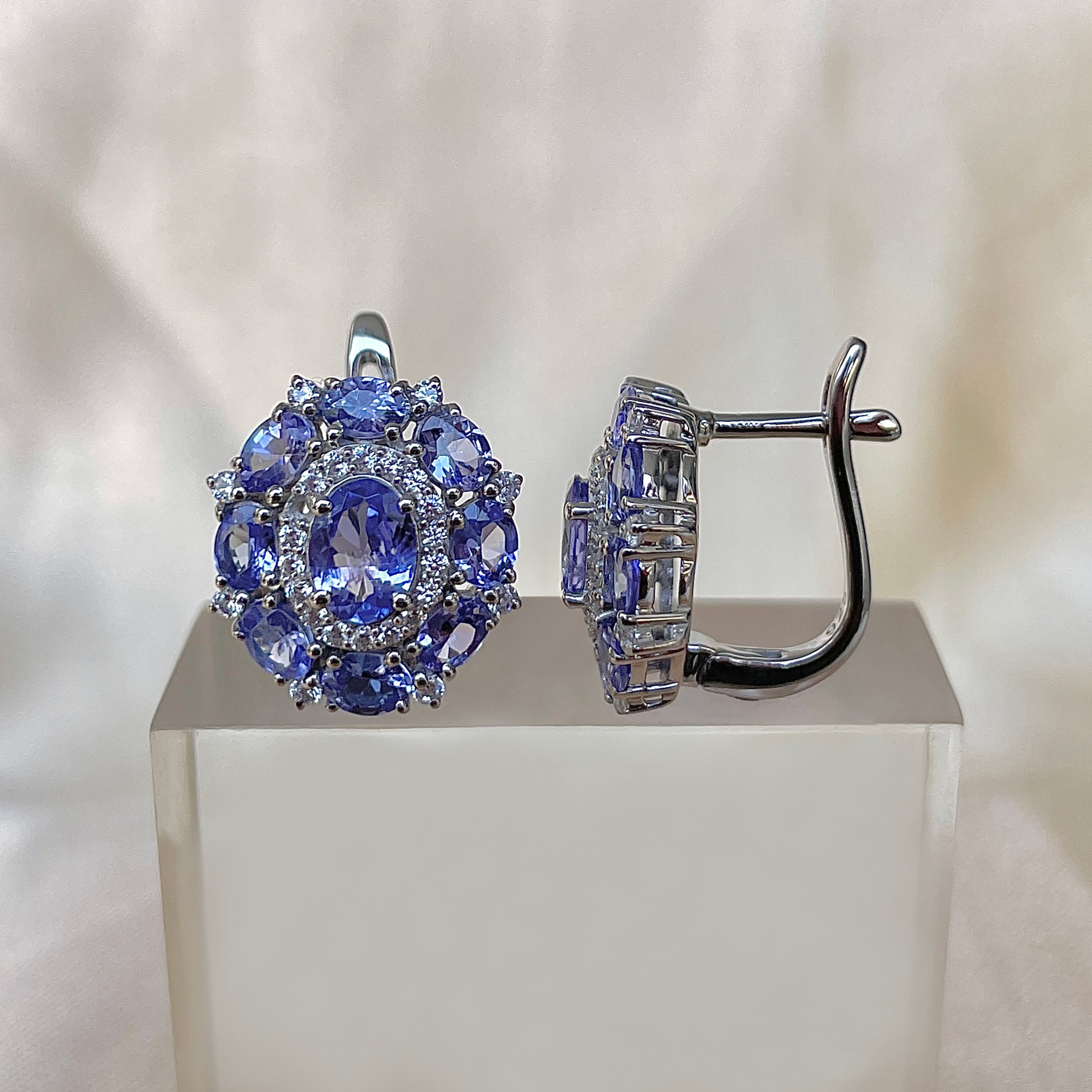 Tanzanite Earring-(TZN-RDE-935.)