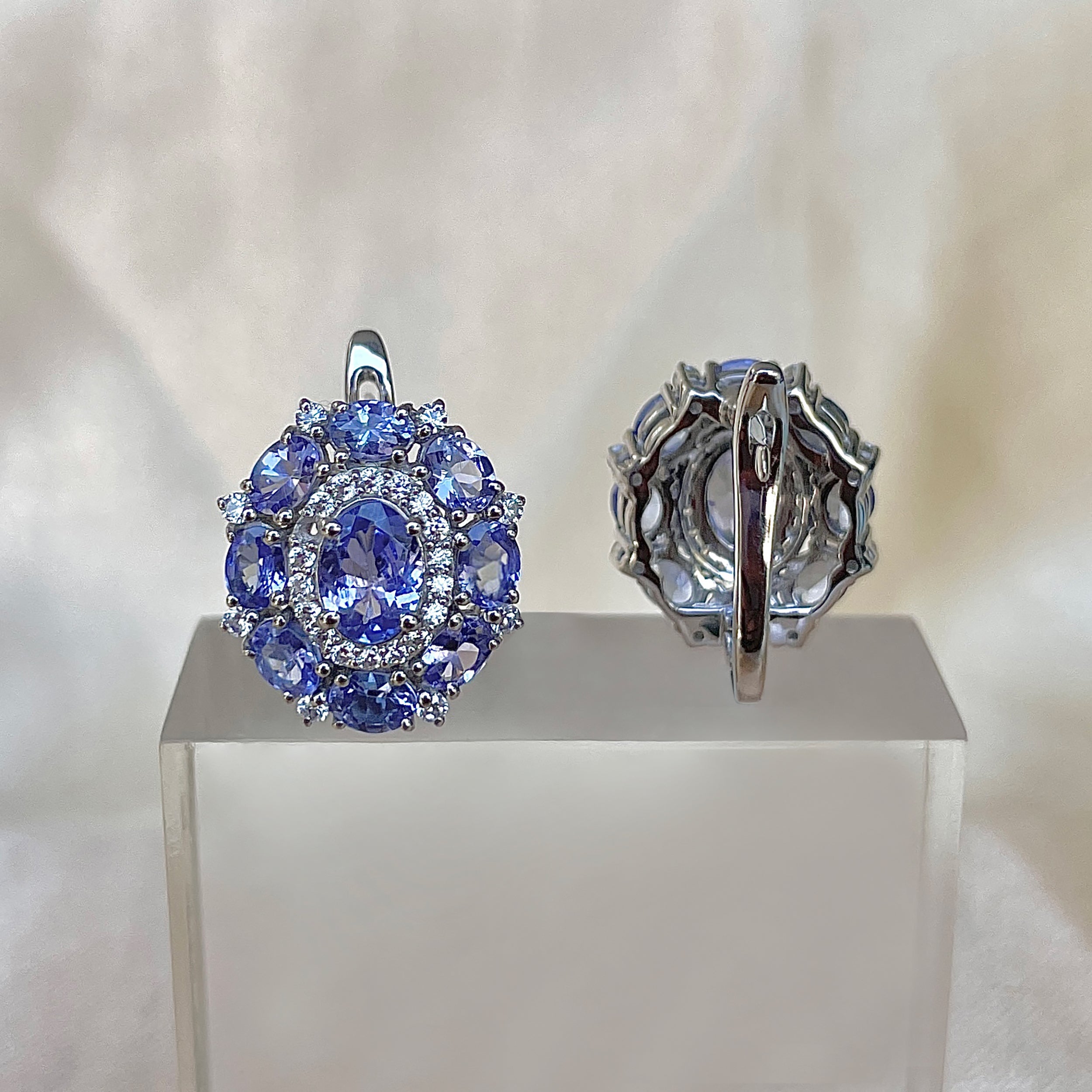 Tanzanite Earring-(TZN-RDE-935.)
