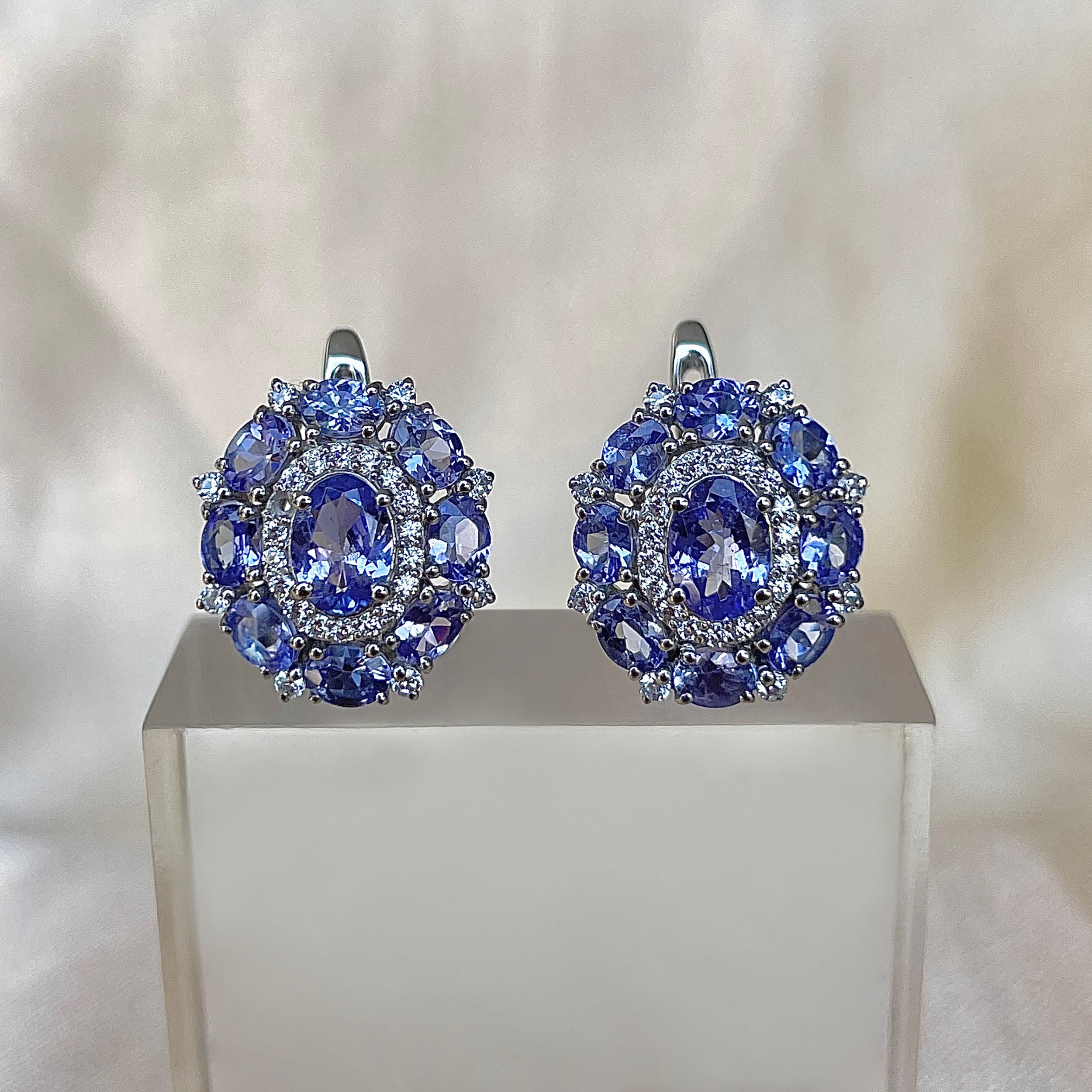 Tanzanite Earring-(TZN-RDE-935.)