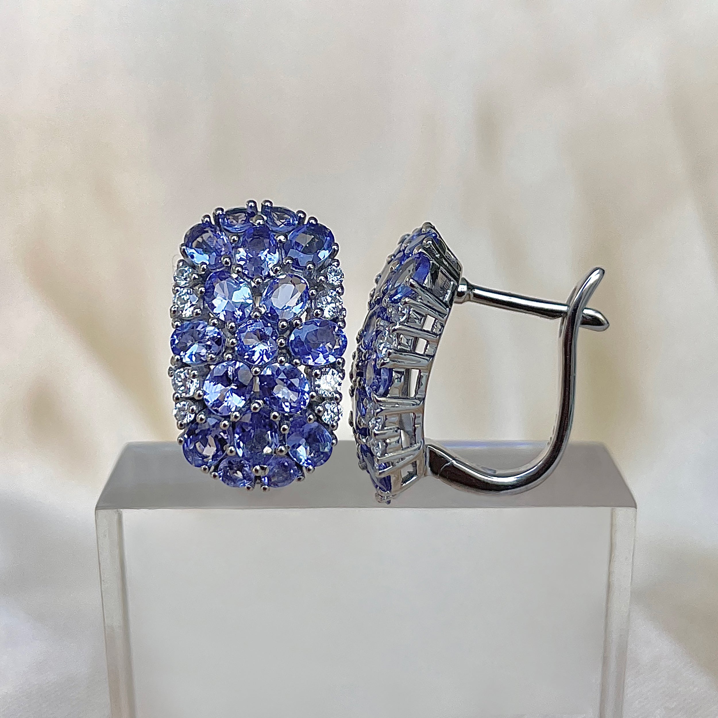 Tanzanite Earring-(TZN-RDE-937.)