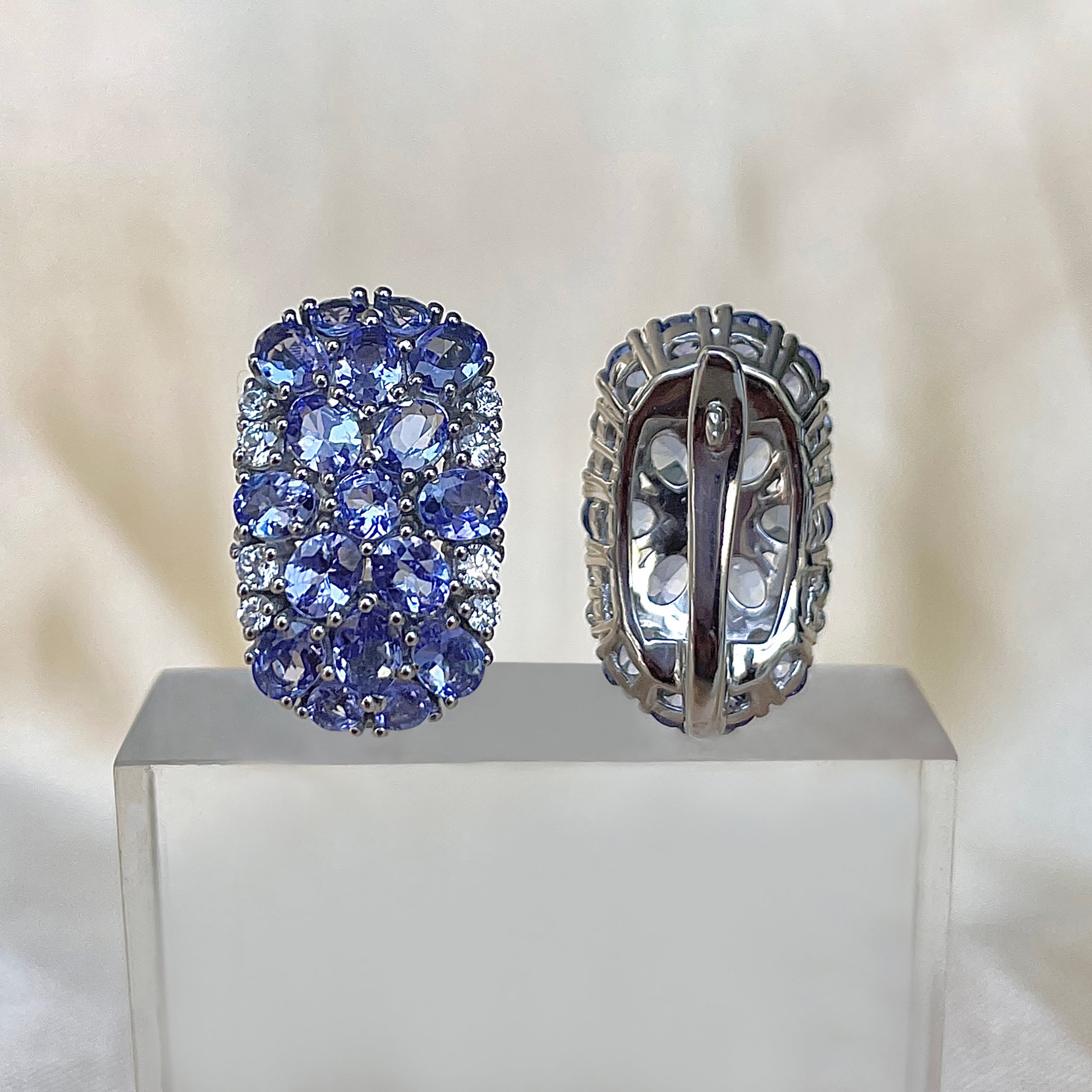 Tanzanite Earring-(TZN-RDE-937.)
