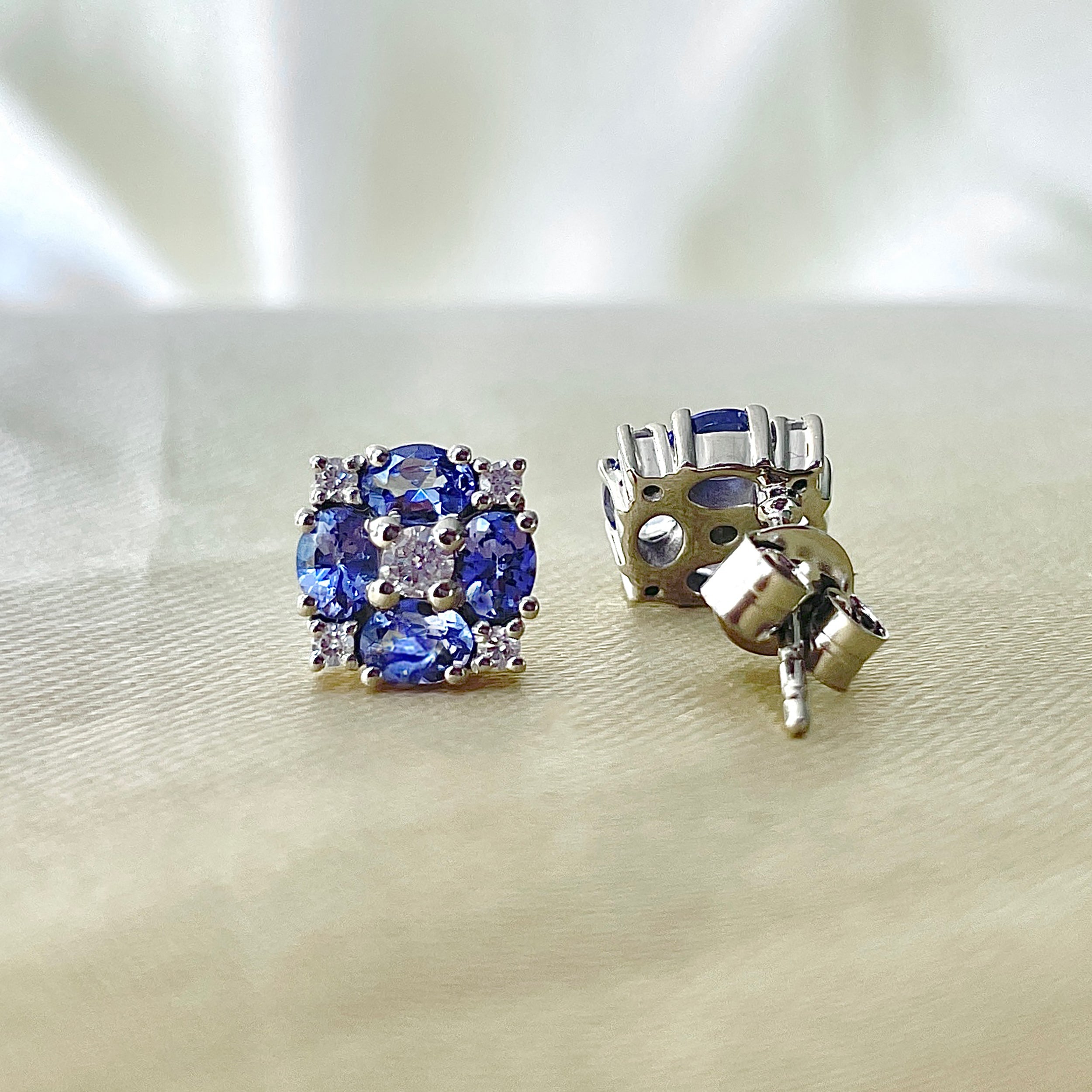 Tanzanite Earring-(TZN-RDE-938.)