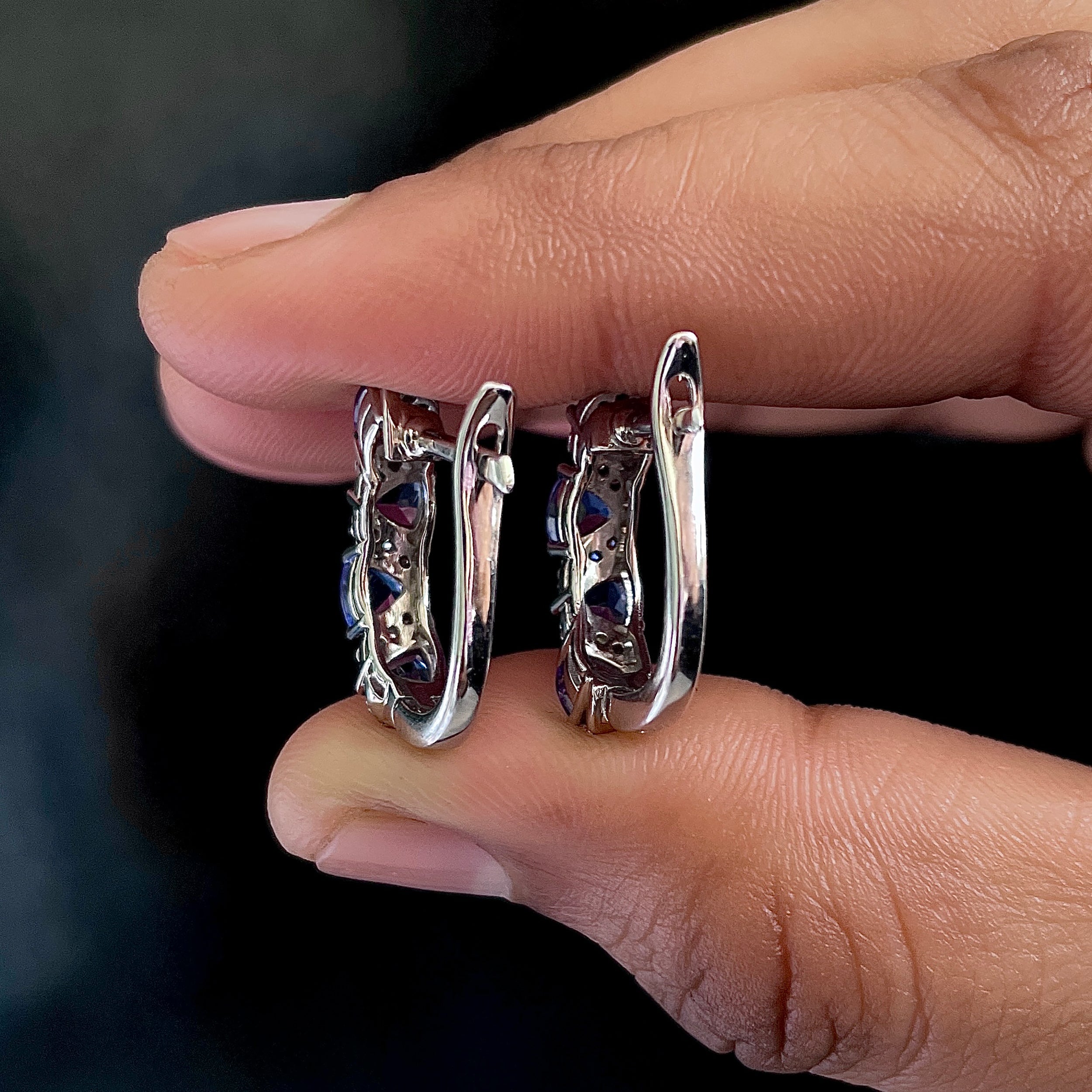 Tanzanite Earring-(TZN-RDE-939.)