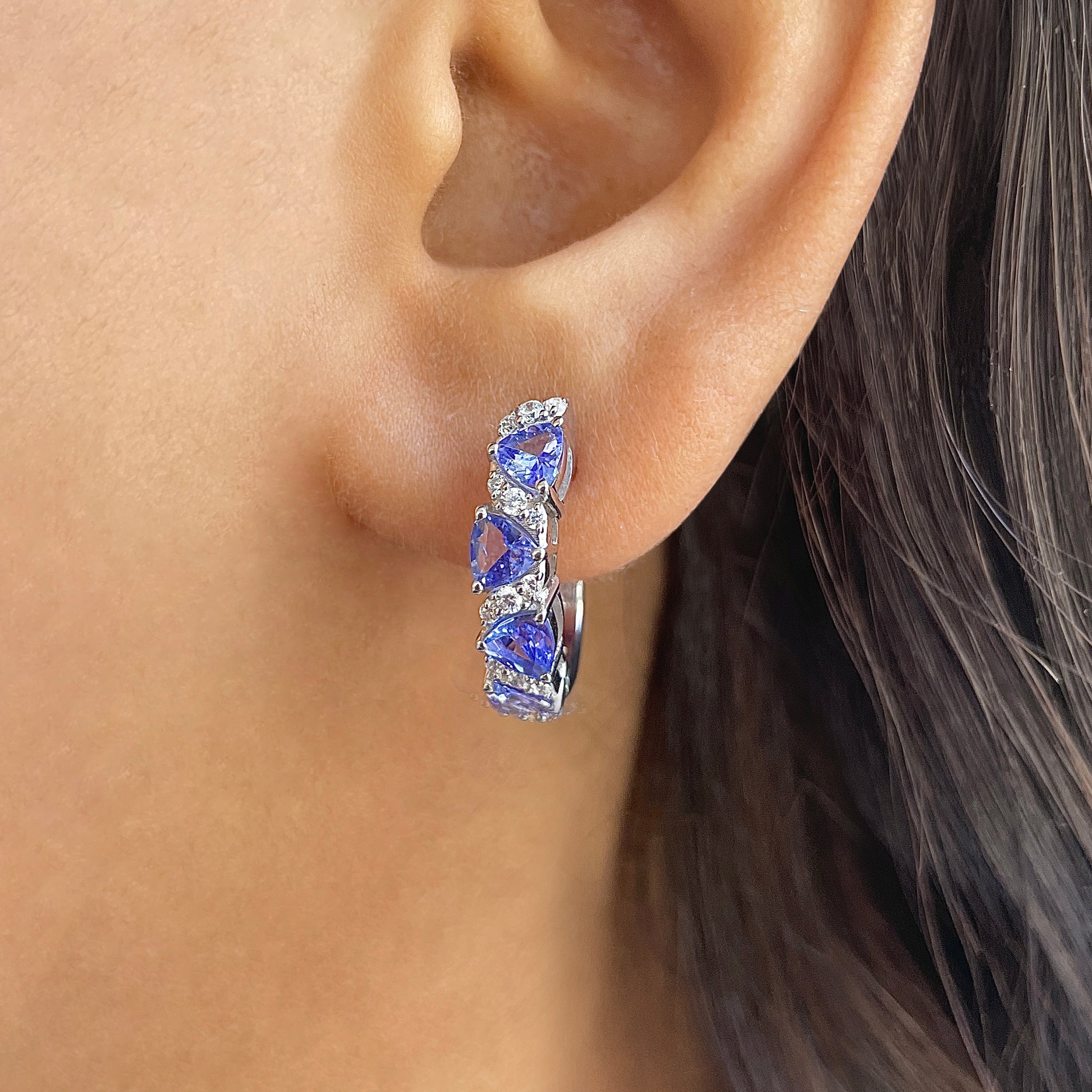 Tanzanite Earring-(TZN-RDE-939.)