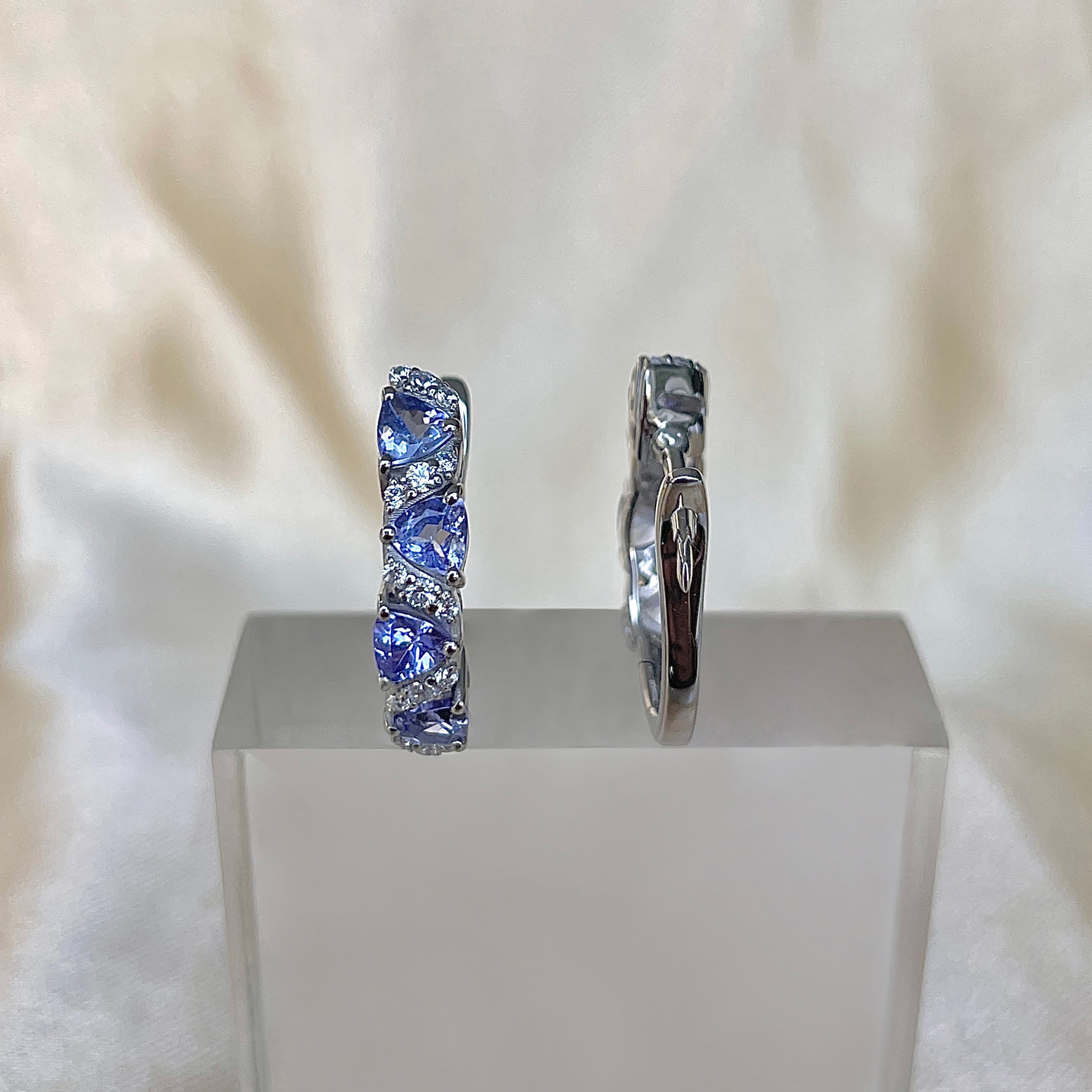 Tanzanite Earring-(TZN-RDE-939.)