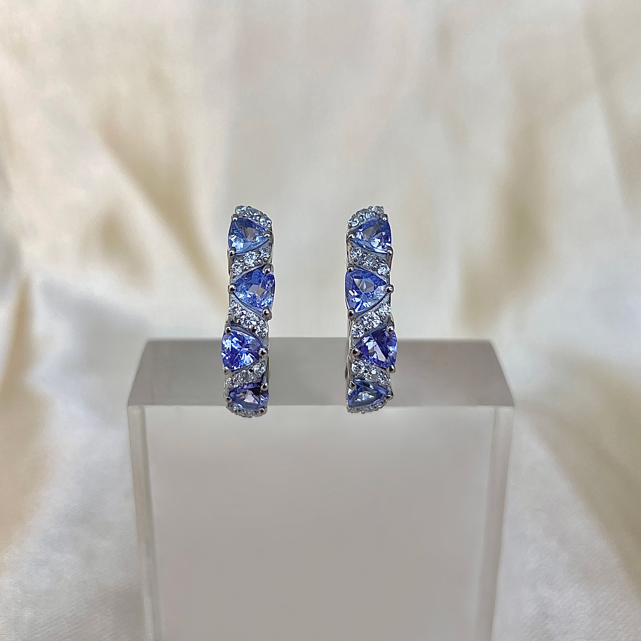 Tanzanite Earring-(TZN-RDE-939.)