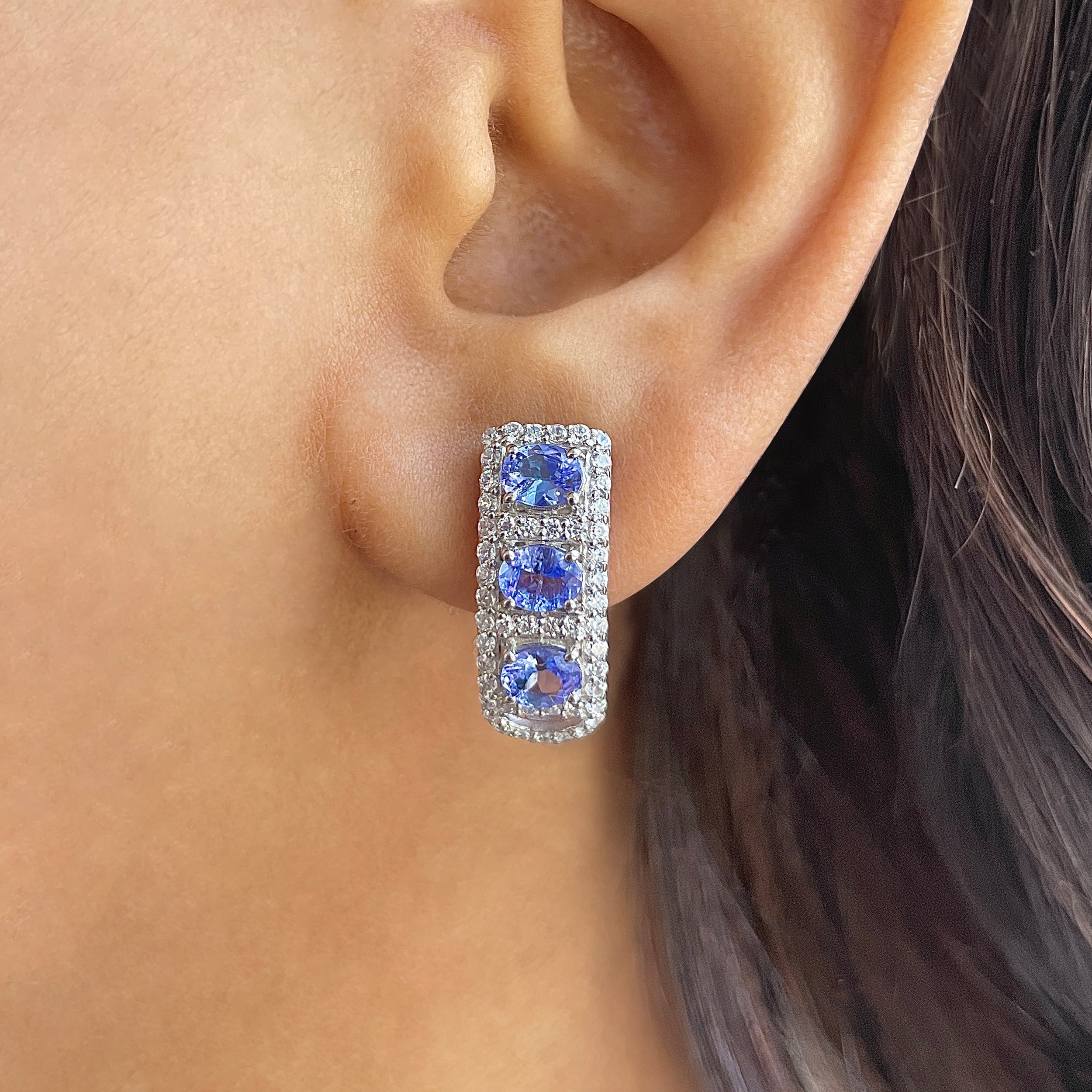Tanzanite Earring-(TZN-RDE-943.)