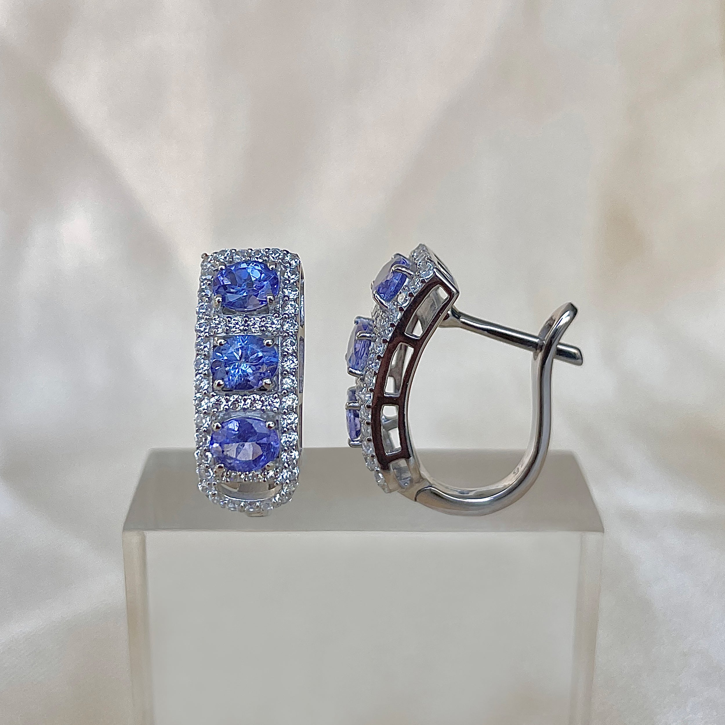 Tanzanite Earring-(TZN-RDE-943.)