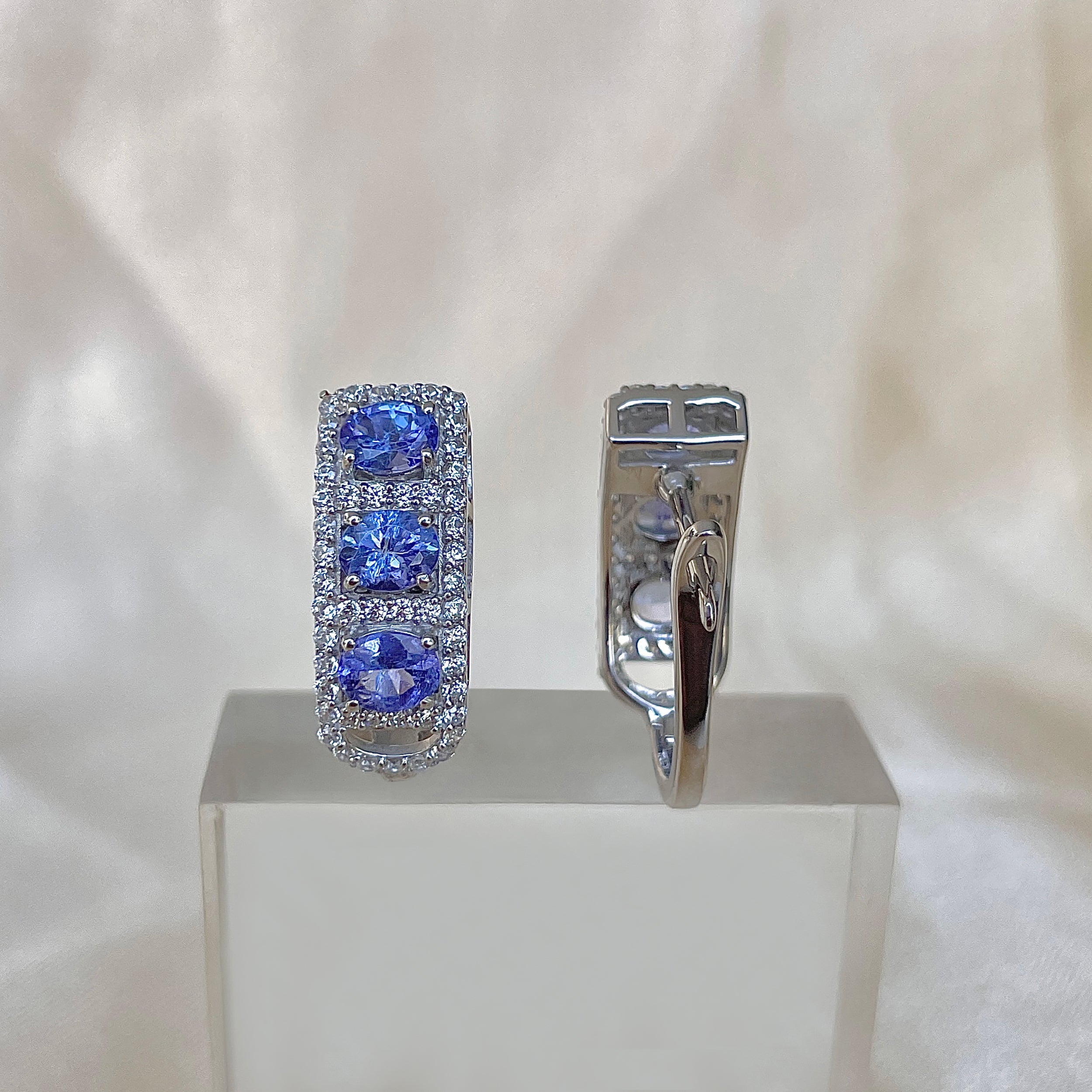 Tanzanite Earring-(TZN-RDE-943.)