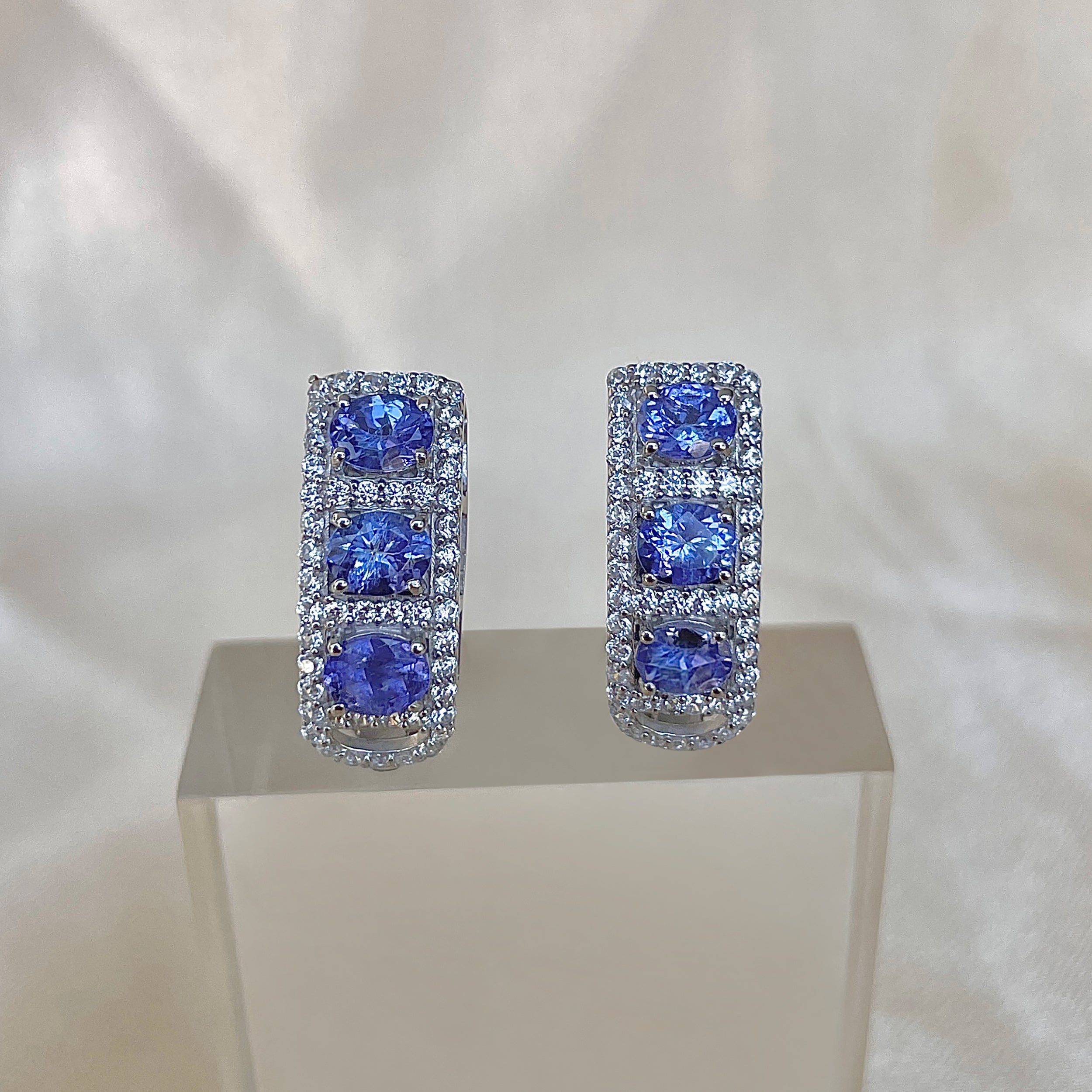 Tanzanite Earring-(TZN-RDE-943.)