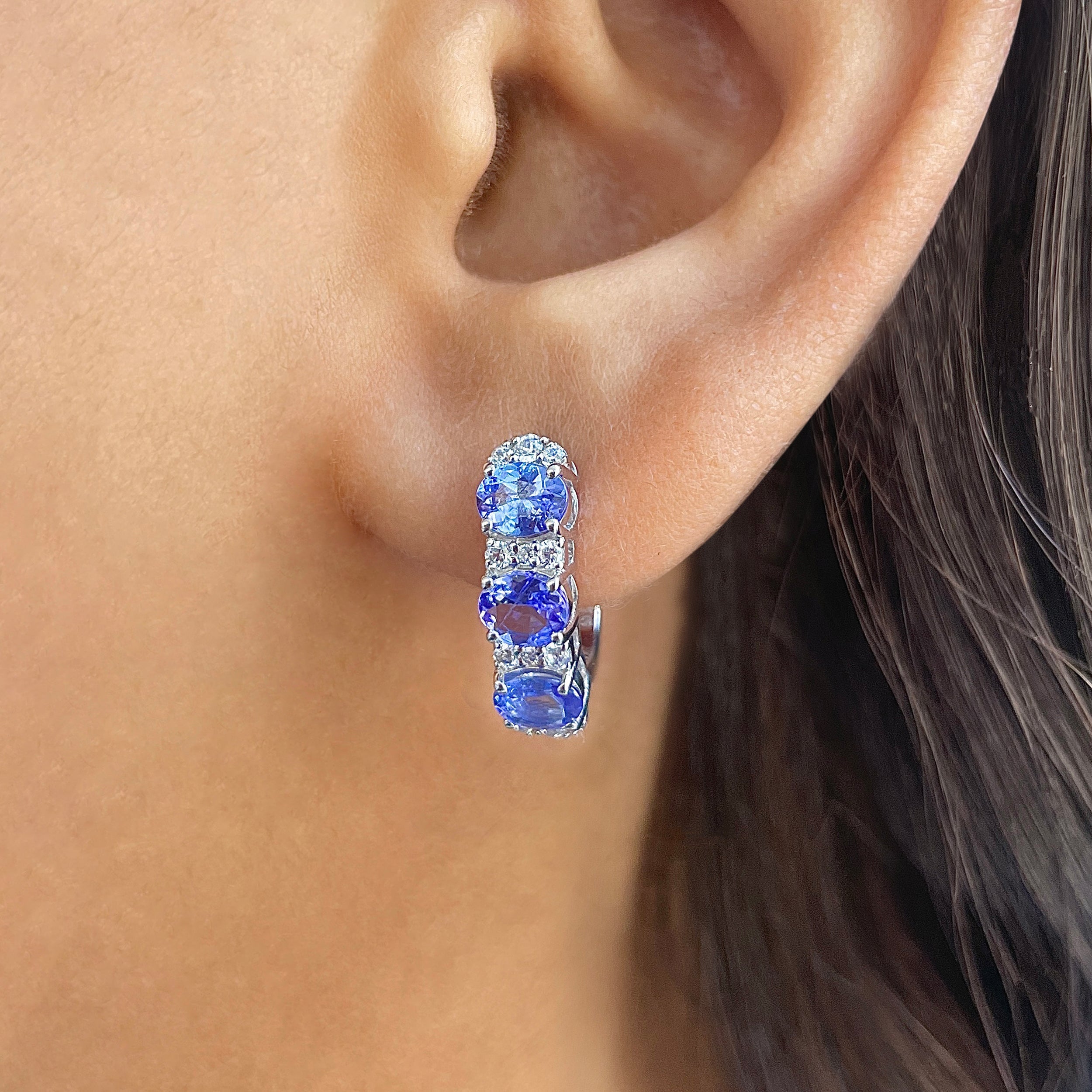 Tanzanite Earring-(TZN-RDE-945.)