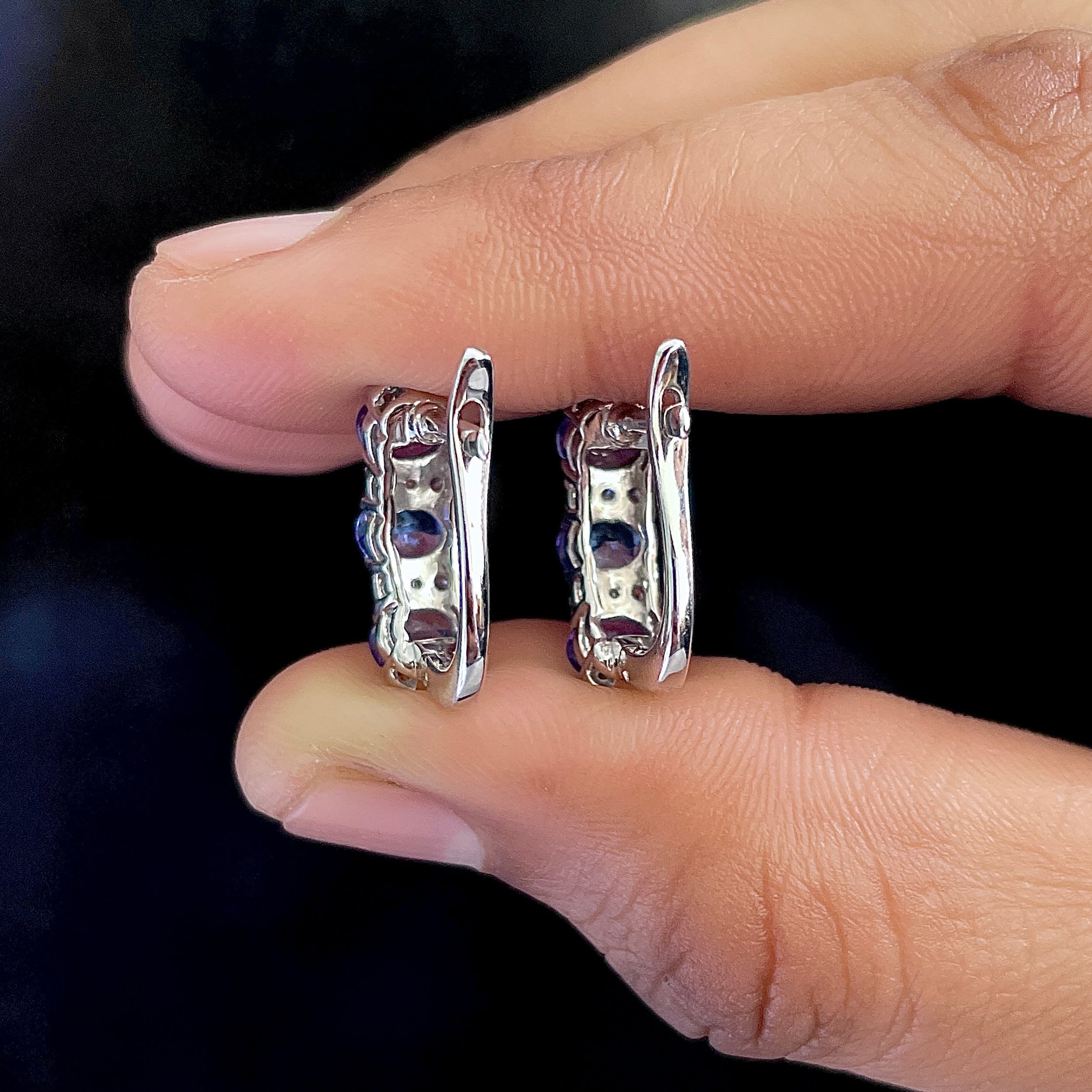 Tanzanite Earring-(TZN-RDE-945.)