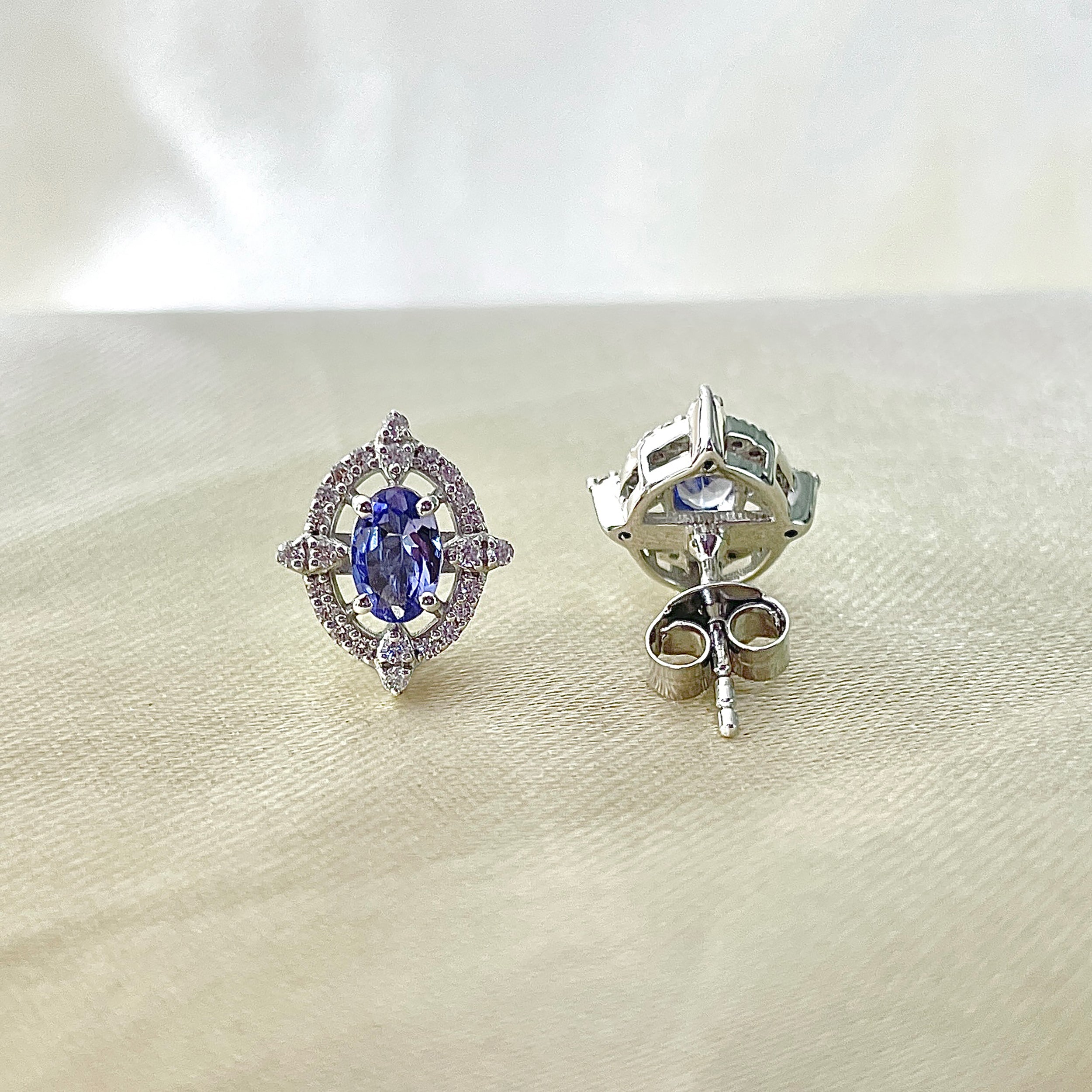 Tanzanite Earring-(TZN-RDE-947.)