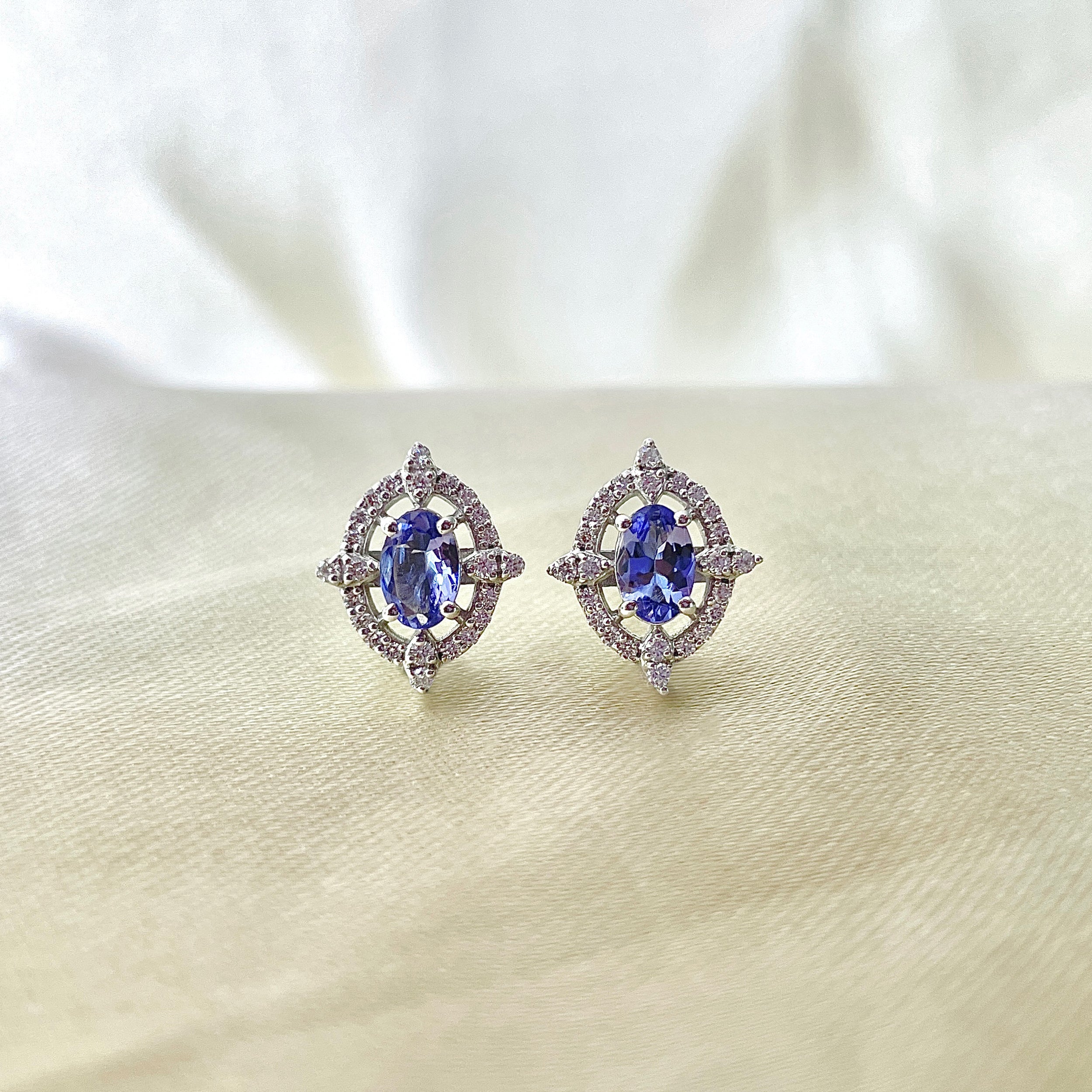 Tanzanite Earring-(TZN-RDE-947.)