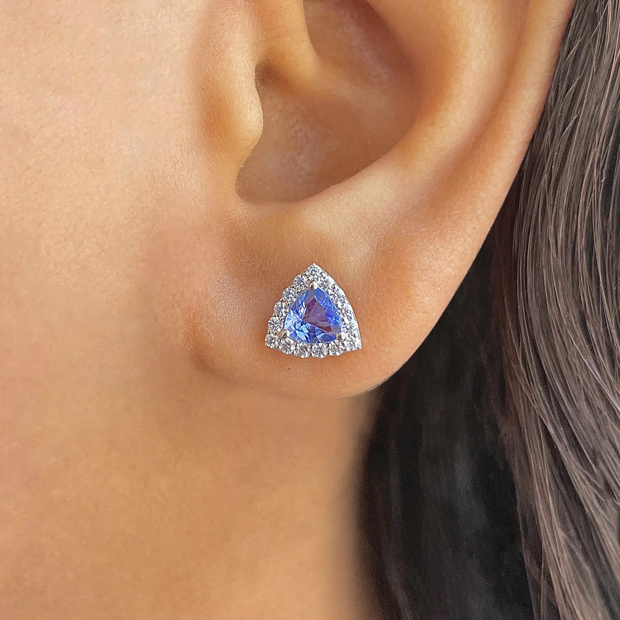 Tanzanite Earring-(TZN-RDE-950.)